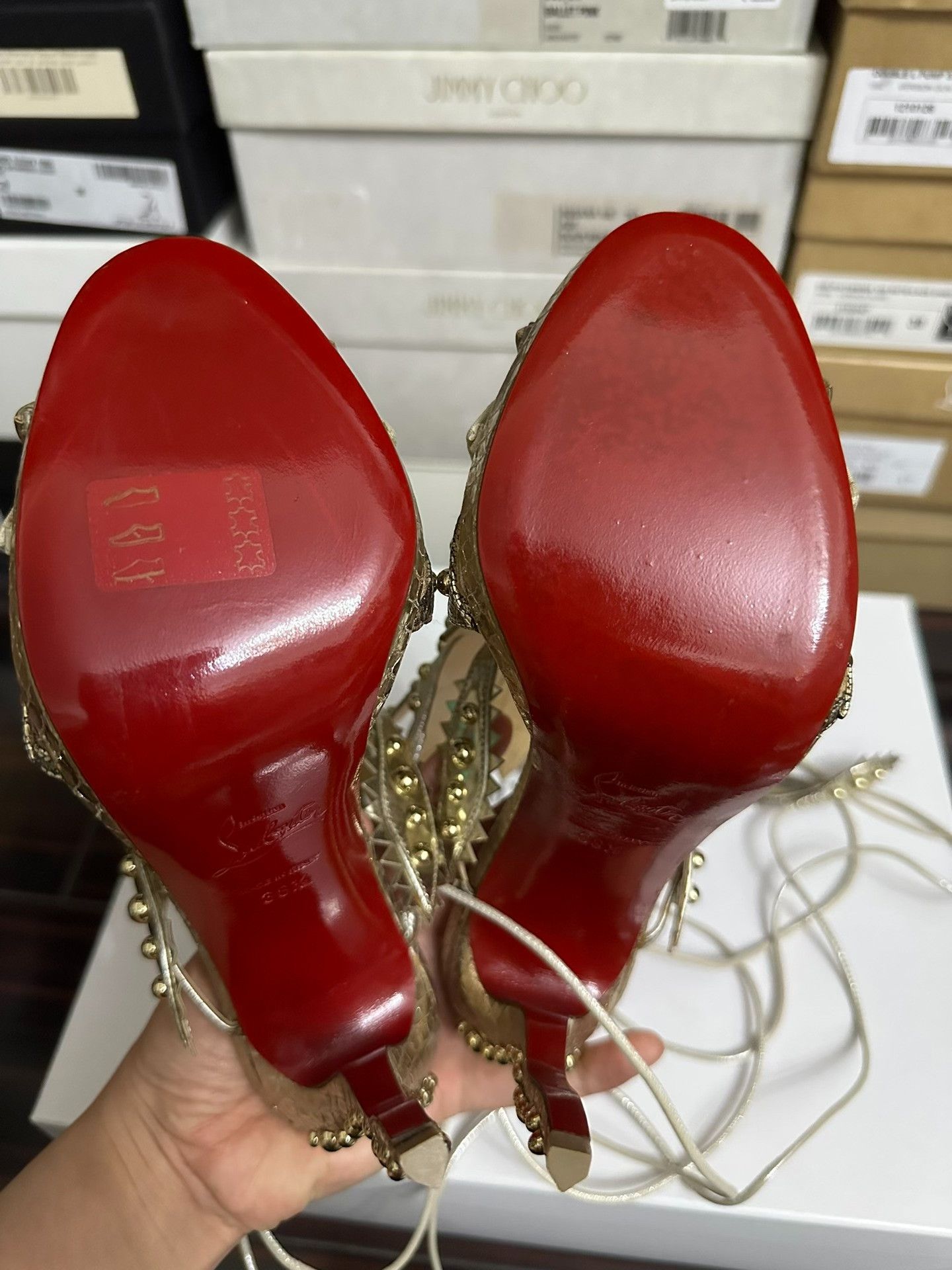 Christian Louboutin Christian Louboutin Limited Edition Heels Size US 7.5 / IT 37.5 - 7 Thumbnail