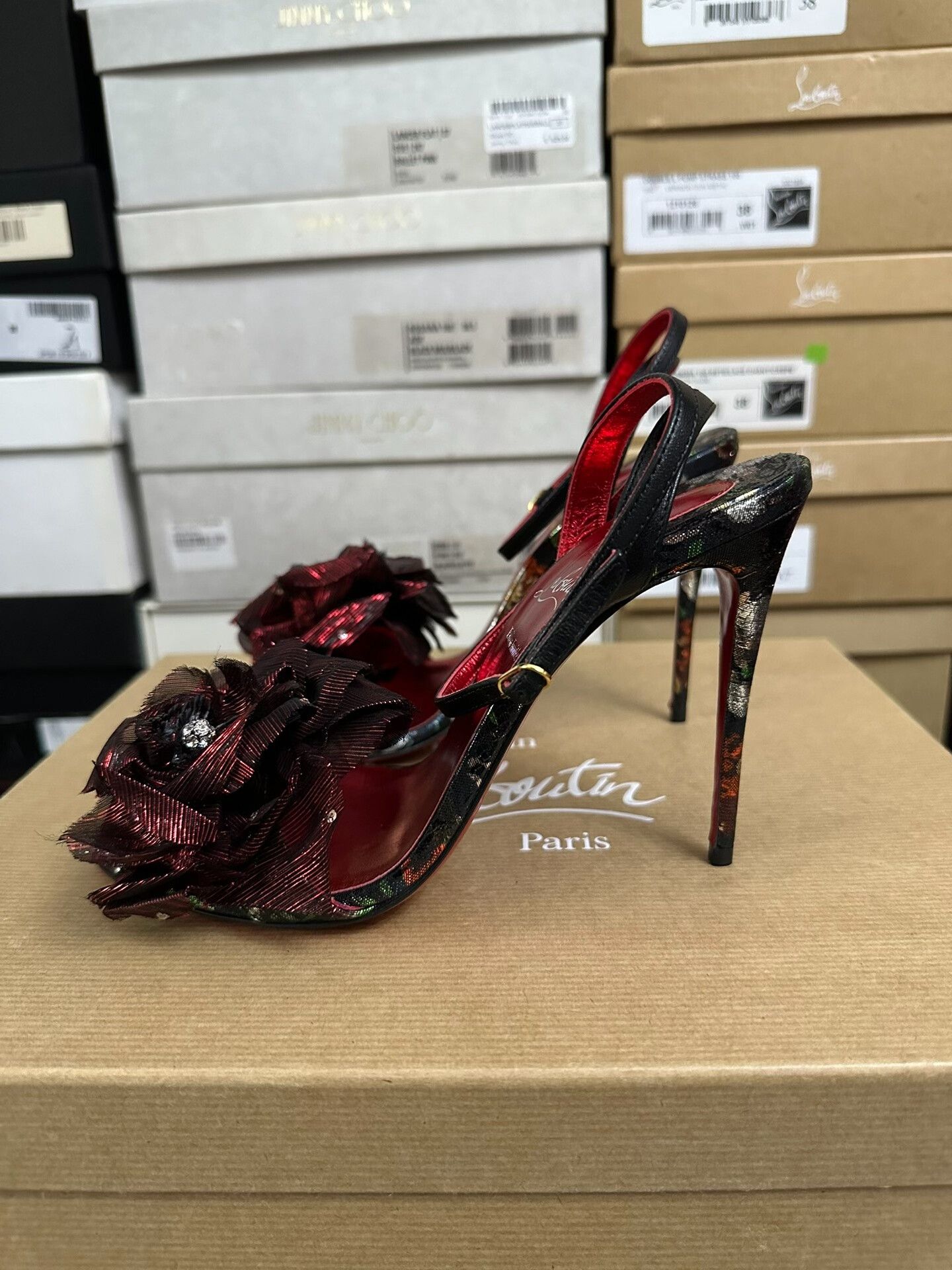 Christian Louboutin Christian Louboutin Rose Red Sole Heels Size US 6.5 / IT 36.5 - 2 Thumbnail