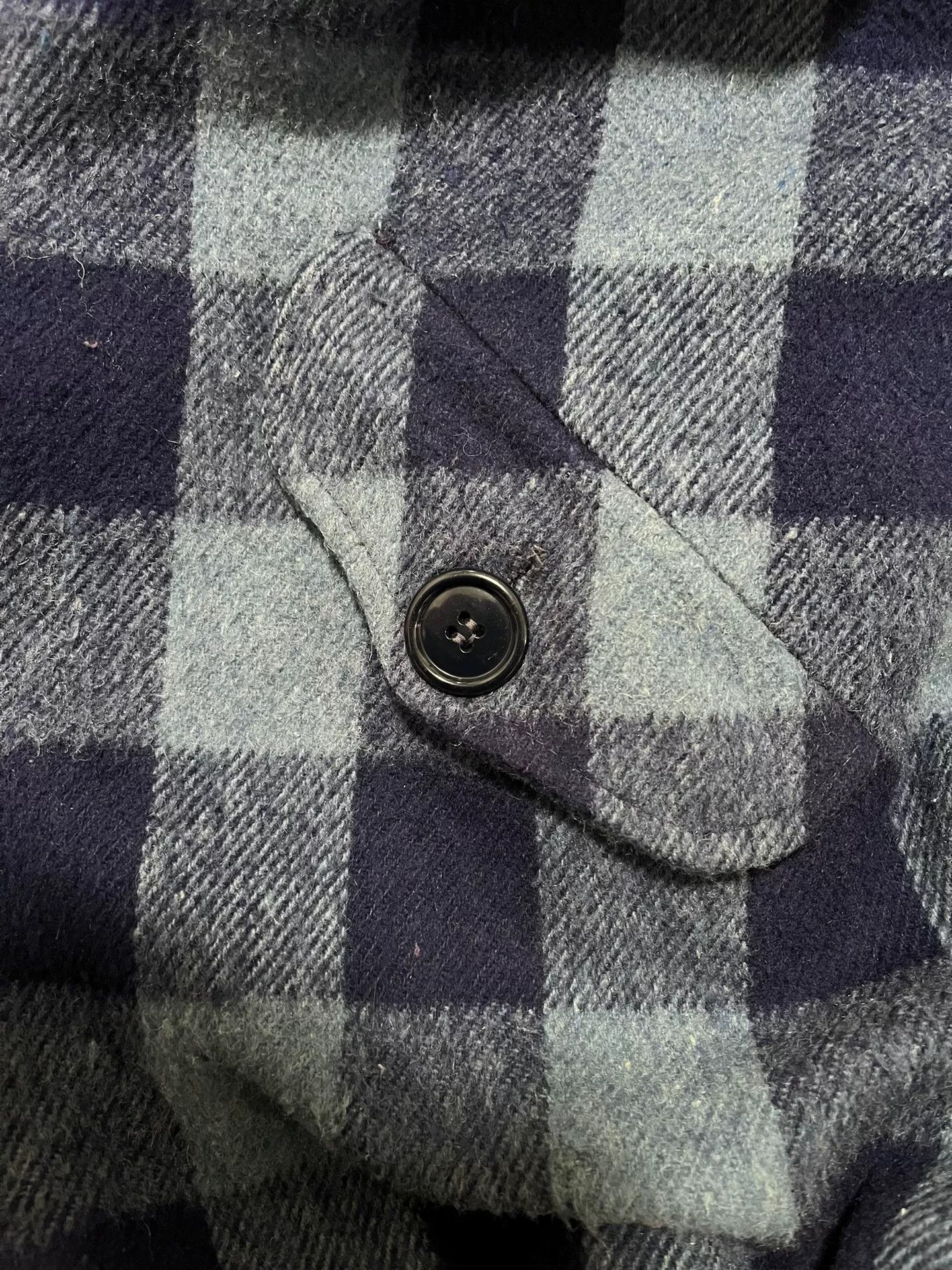 Vintage 80s Vintage Blue Plaid Wool Jacket Size US M / EU 48-50 / 2 - 5 Thumbnail