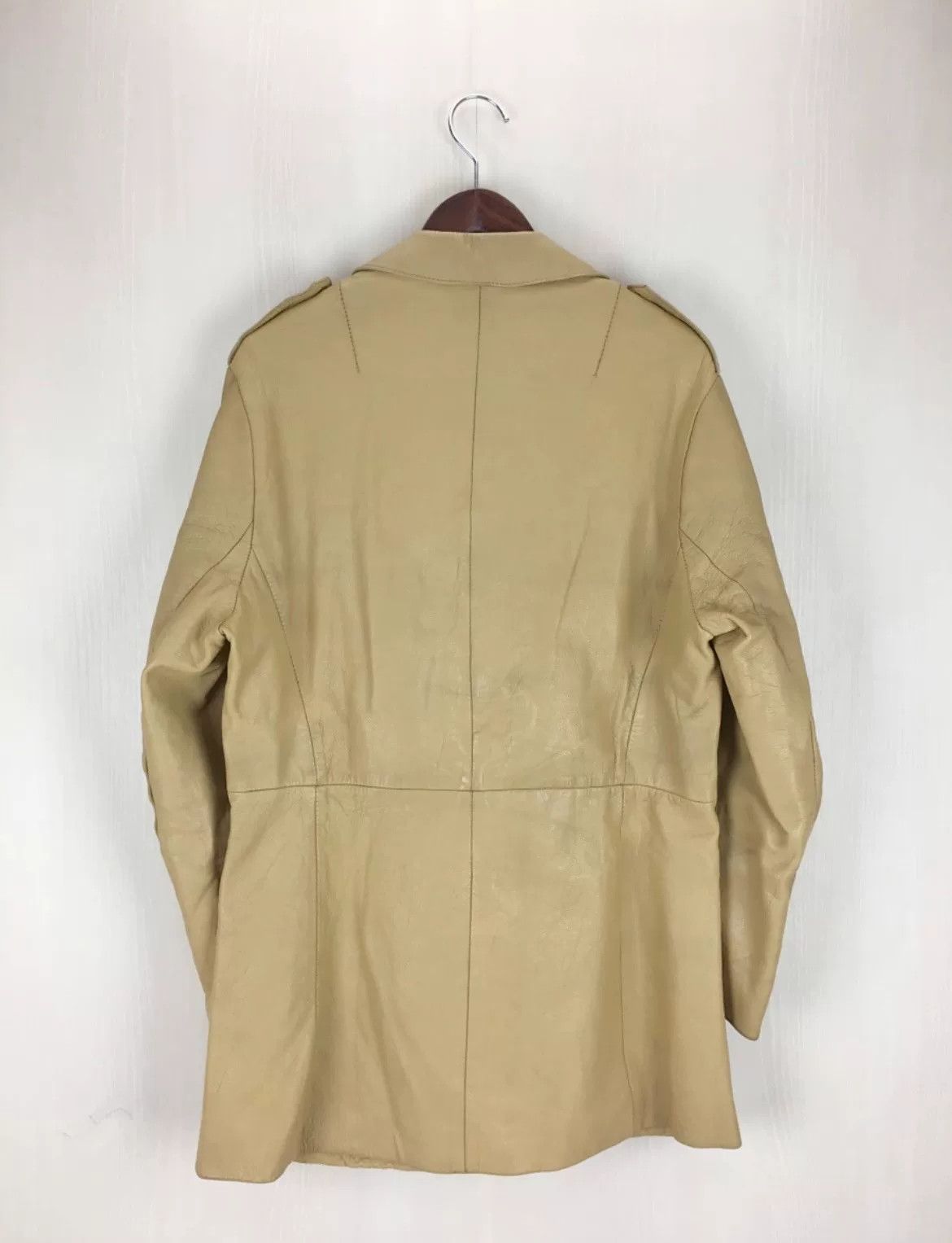 Vintage 70s 80s Vintage Leather Hunting Jacket Size US M / EU 48-50 / 2 - 2 Thumbnail