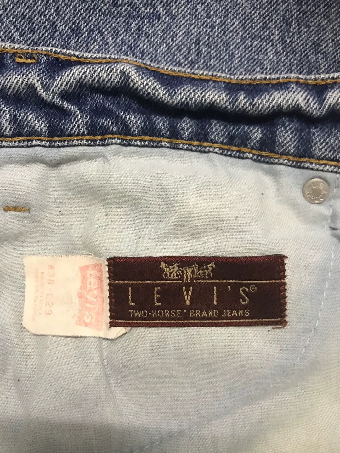 Vintage Vintage 90s Levi's Jeans Size US 38 / EU 54 - 8 Thumbnail