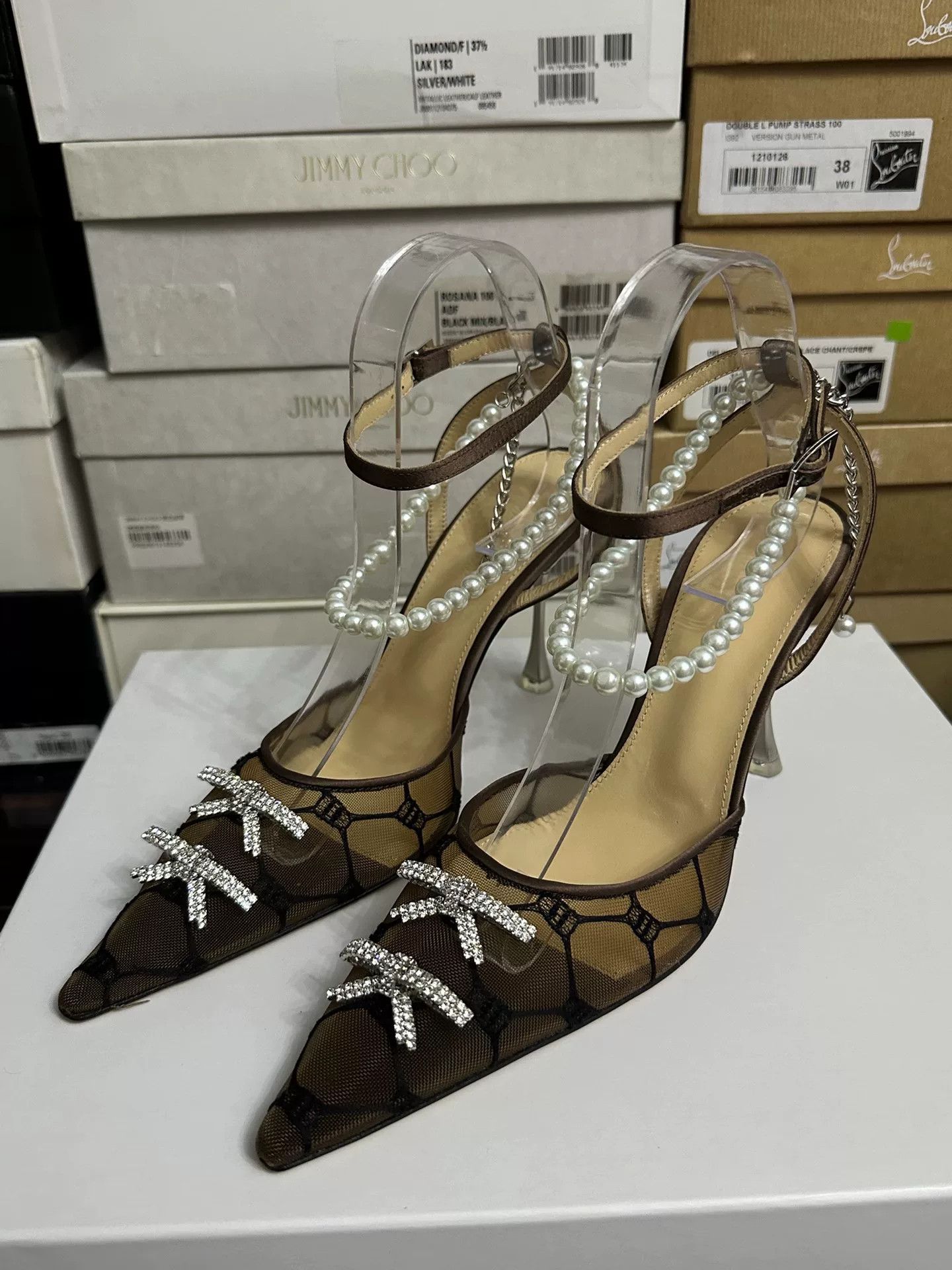 MACH & MACH MACH&MACH Bow High Heels Size US 6.5 / IT 36.5 - 2 Thumbnail
