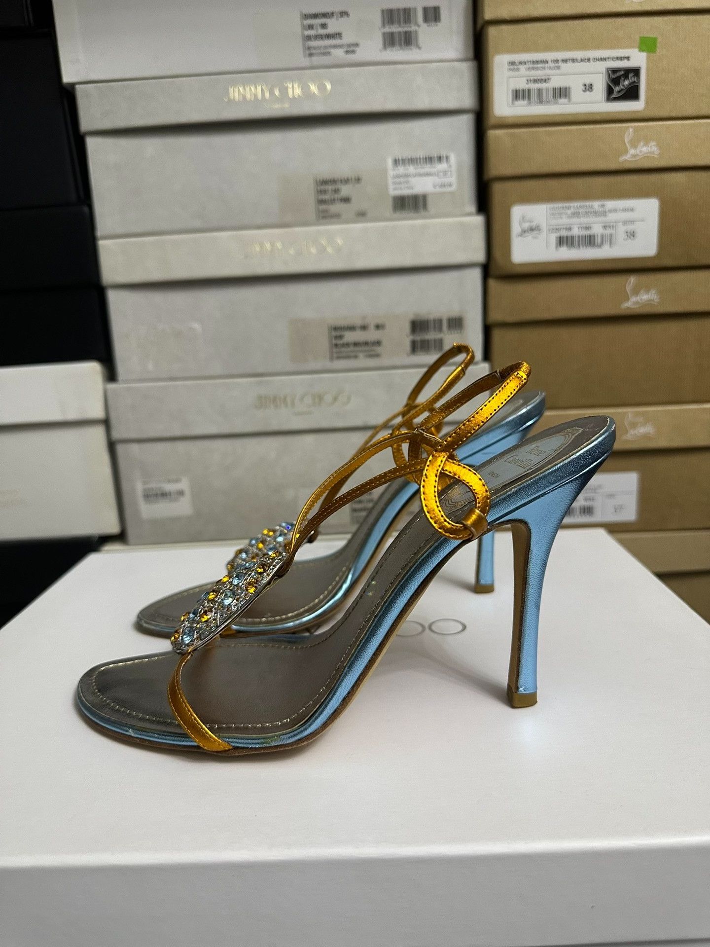 Rene Caovilla Rene Caovilla High-Heel Sandals Size US 7 / IT 37 - 4 Thumbnail