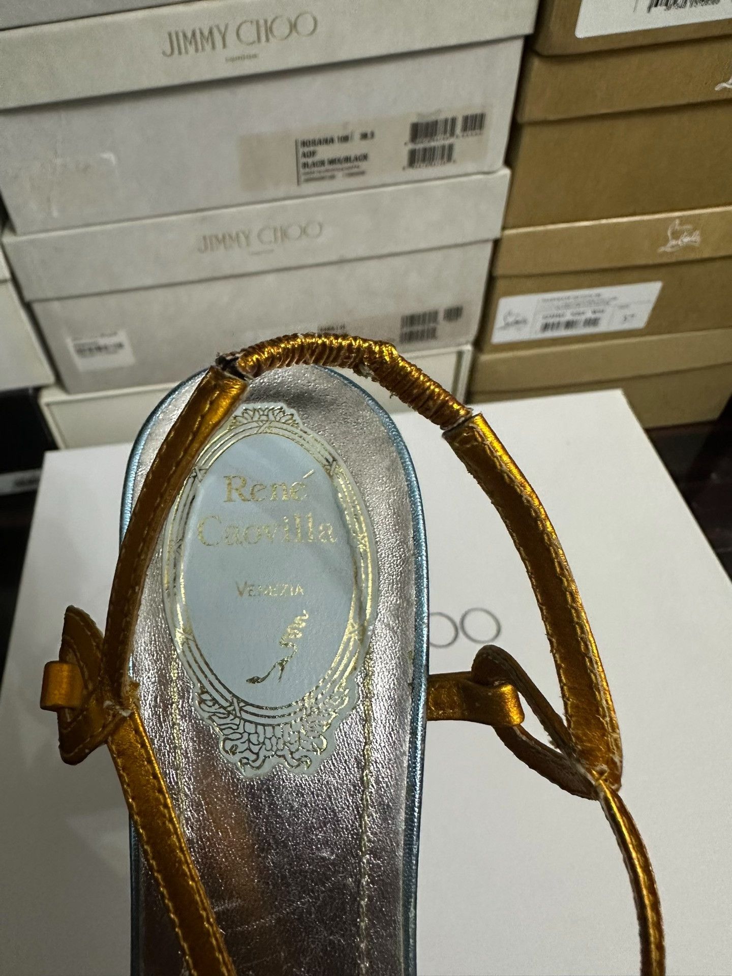Rene Caovilla Rene Caovilla High-Heel Sandals Size US 7 / IT 37 - 5 Thumbnail