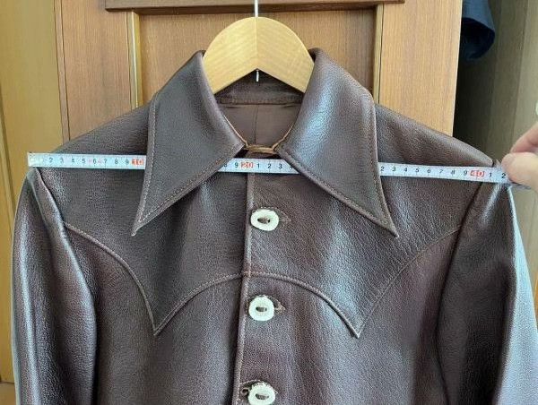 Jelado Jelado Goatskin Leather Jacket Bone Button Size US M / EU 48-50 / 2 - 6 Thumbnail