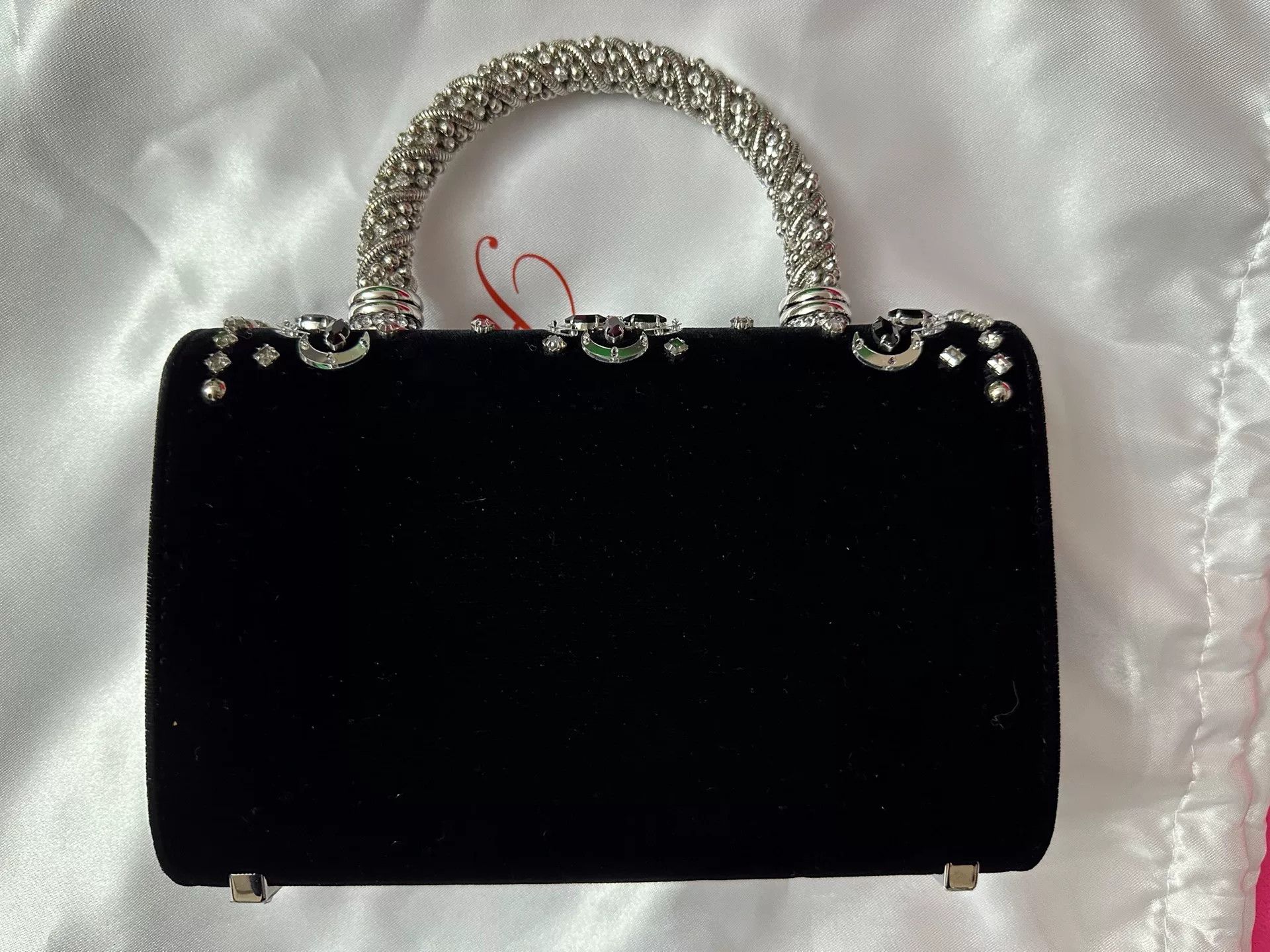 Roger Vivier Roger Vivier 2024 Embellished Velvet Handbag Size ONE SIZE - 2 Thumbnail