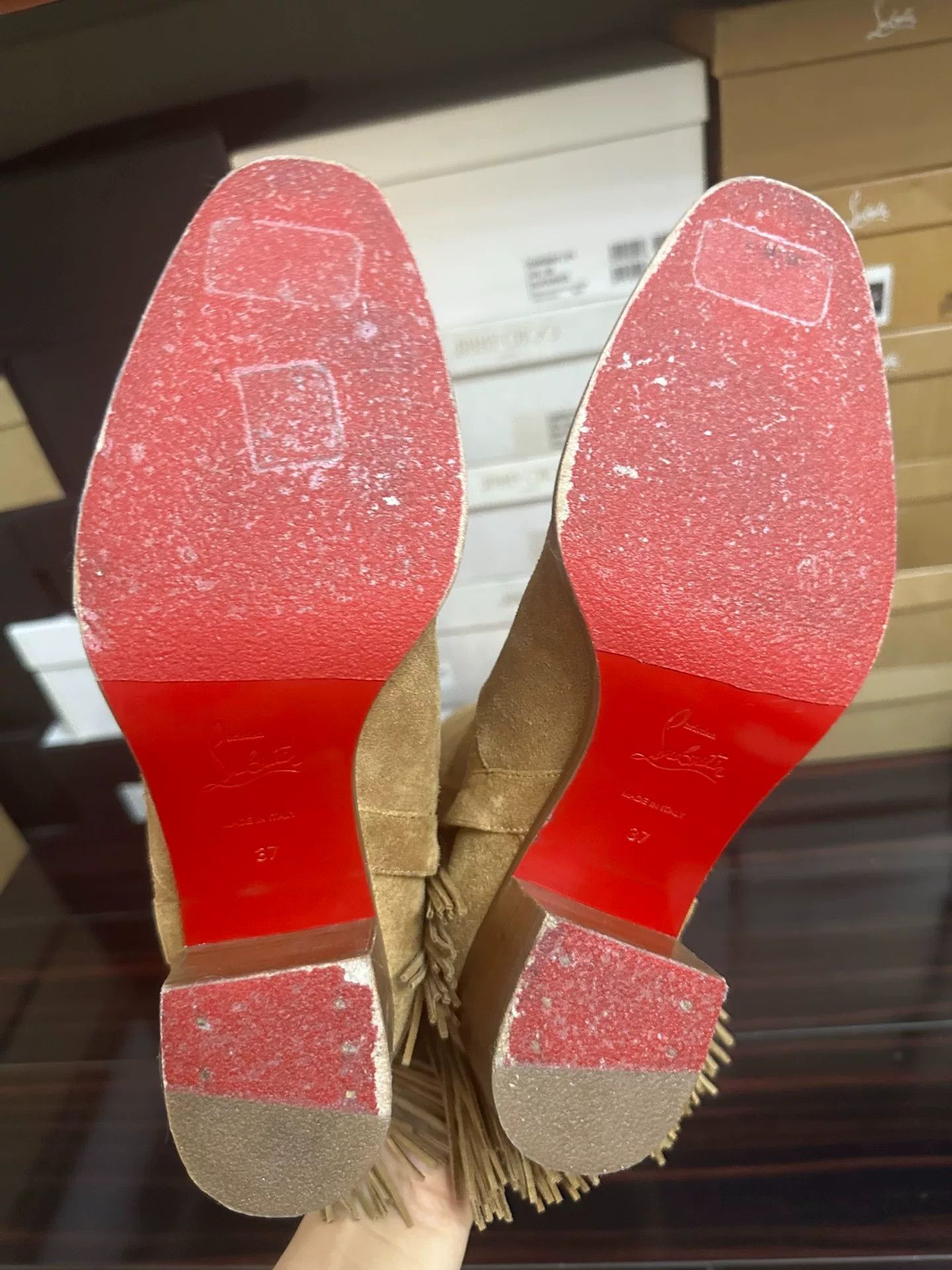 Christian Louboutin Christian Louboutin Knee-Length Boots Size 37 Size US 6 / IT 36 - 8 Thumbnail