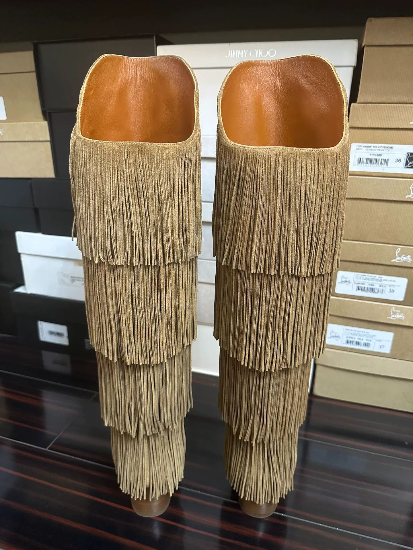 Christian Louboutin Christian Louboutin Knee-Length Boots Size 37 Size US 6 / IT 36 - 4 Thumbnail