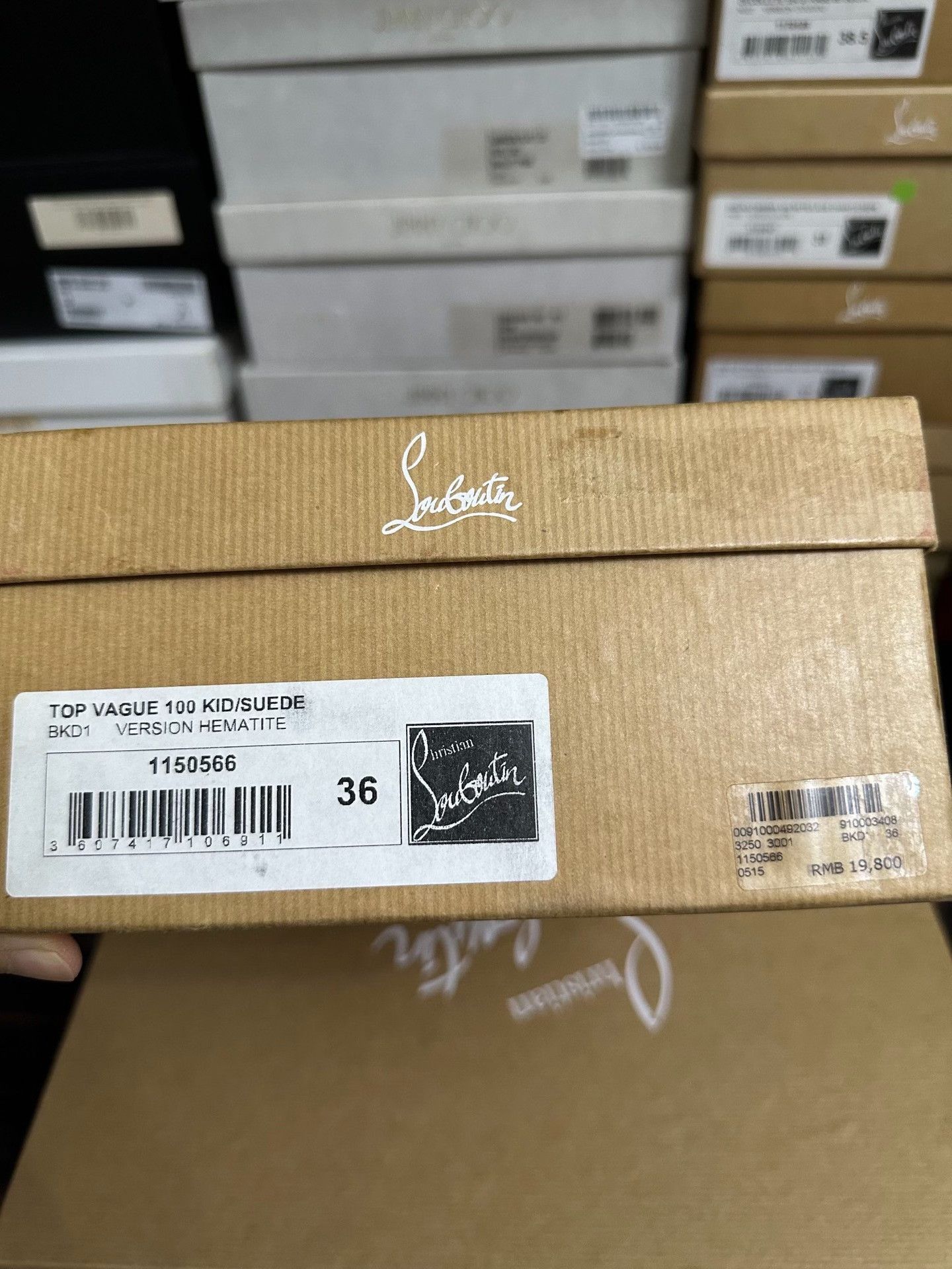 Christian Louboutin Christian Louboutin Limited Edition Black Diamond Heels Size US 5 / IT 35 - 9 Thumbnail