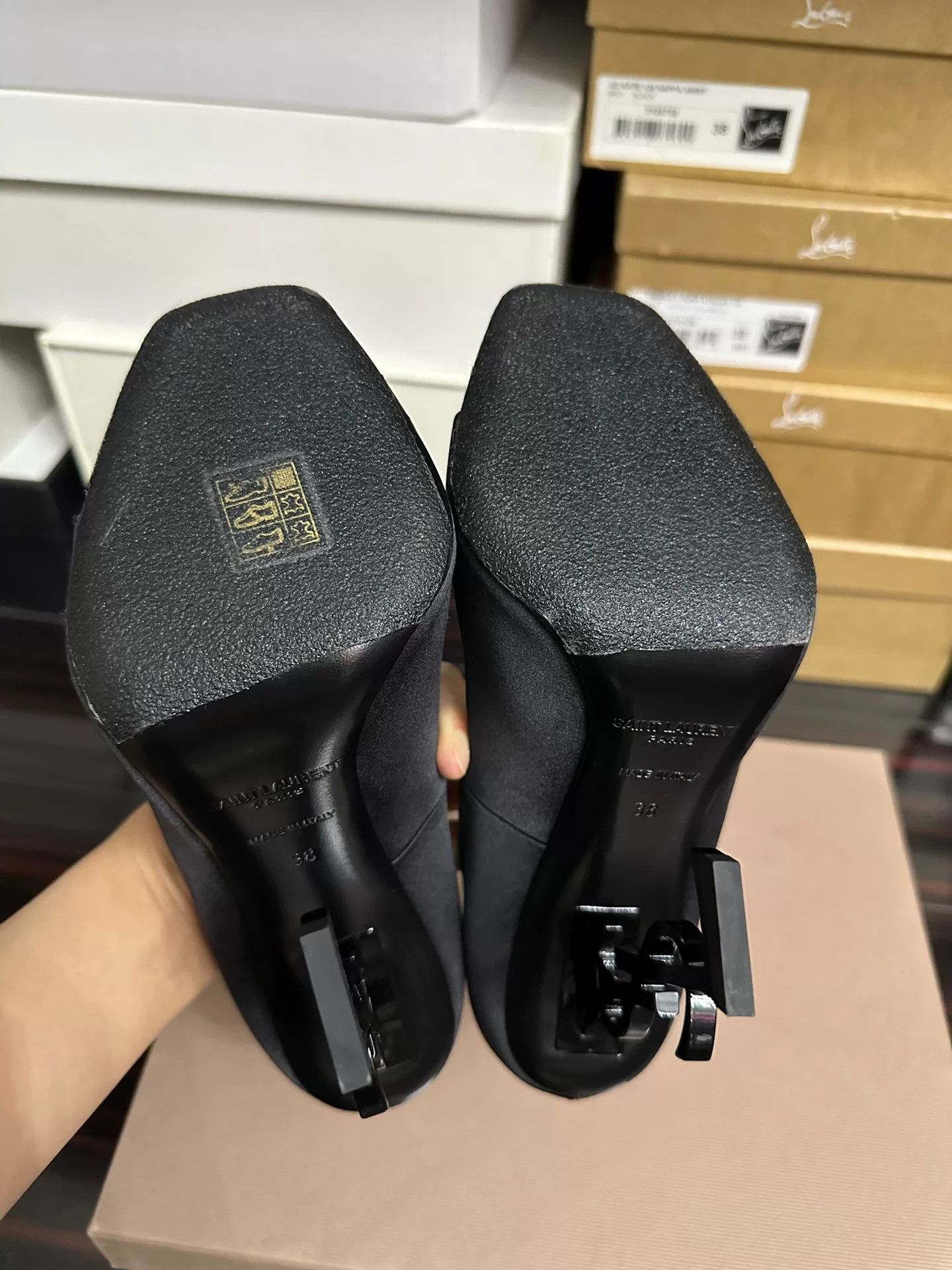 Saint Laurent Paris Saint Laurent YSL Women's High Heels Size 38 Size US 7 / IT 37 - 7 Thumbnail