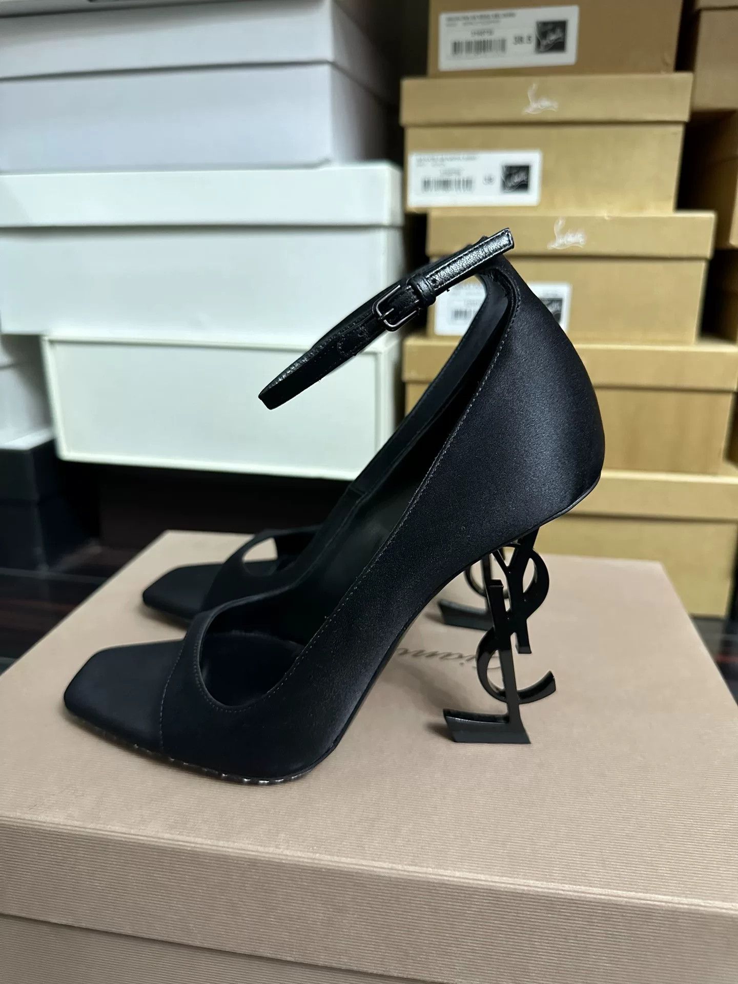 Saint Laurent Paris Saint Laurent YSL Women's High Heels Size 38 Size US 7 / IT 37 - 3 Thumbnail