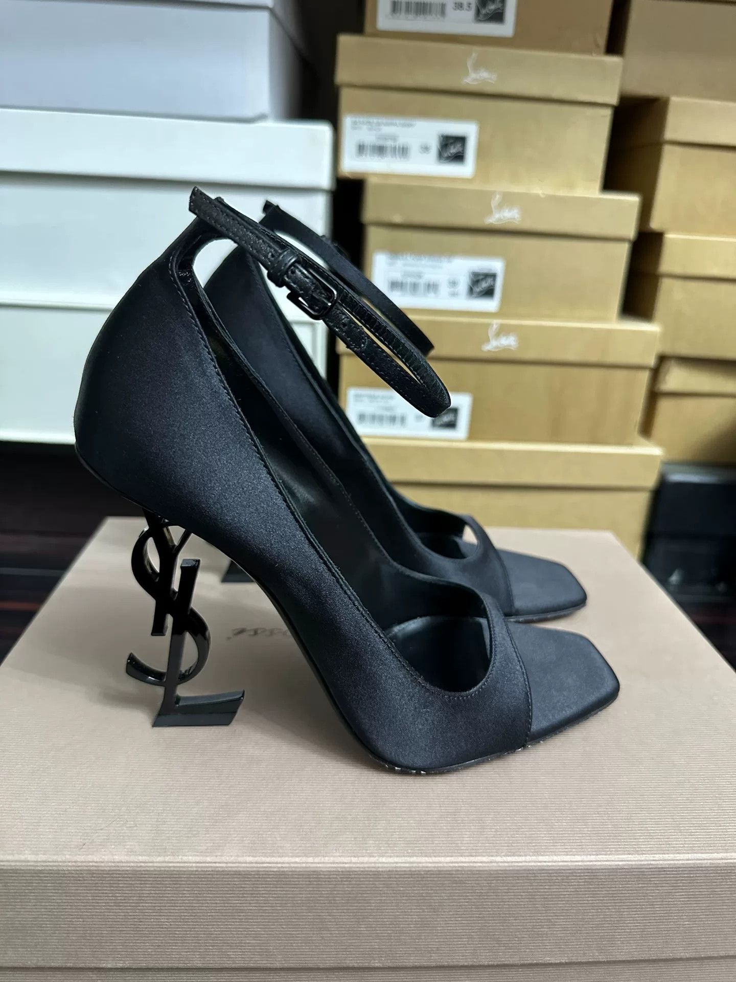 Saint Laurent Paris Saint Laurent YSL Women's High Heels Size 38 Size US 7 / IT 37 - 2 Thumbnail