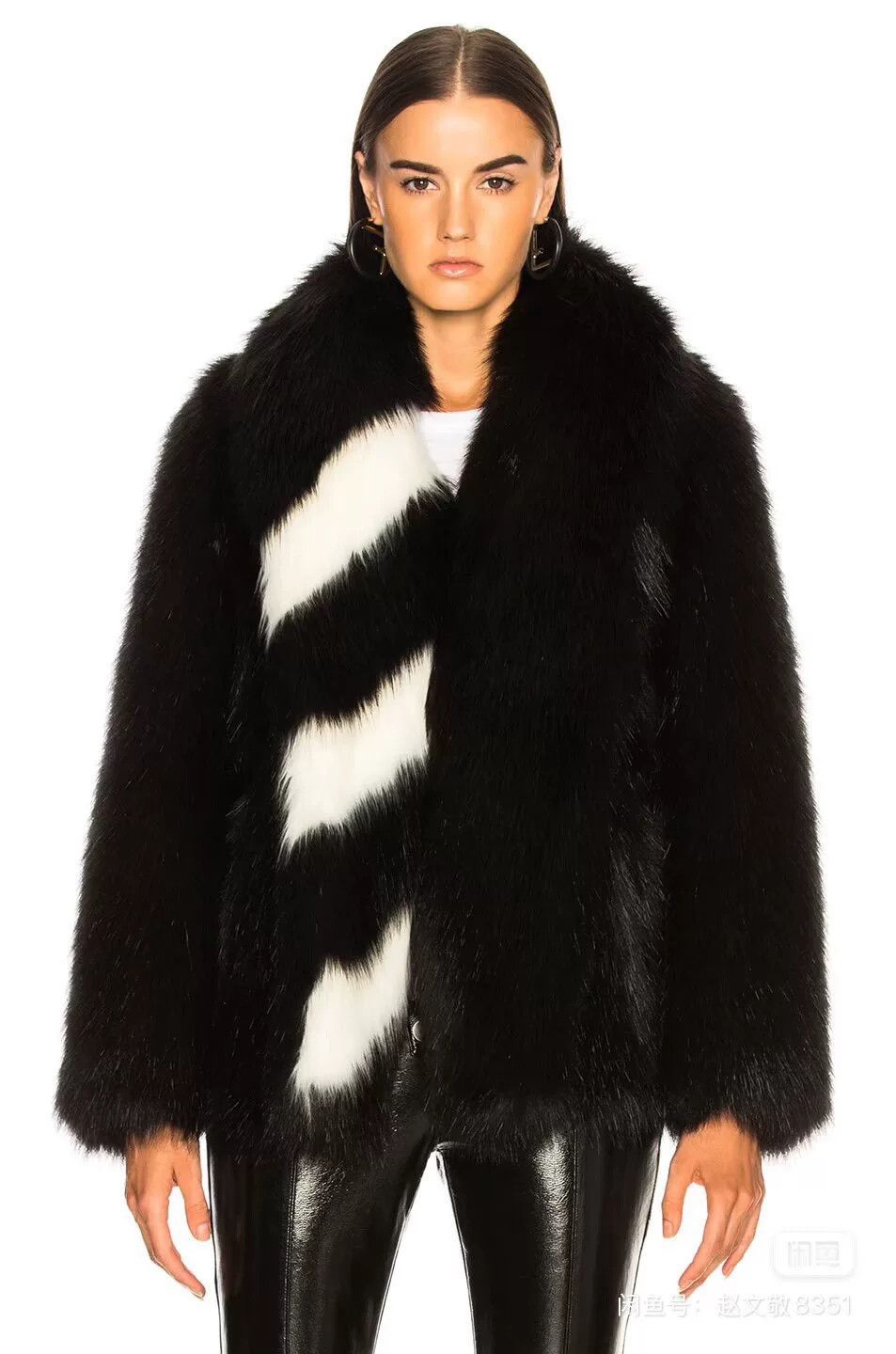 Off-White OFF WHITE Runway Faux Fur Coat Size S / US 4 / IT 40 - 6 Thumbnail