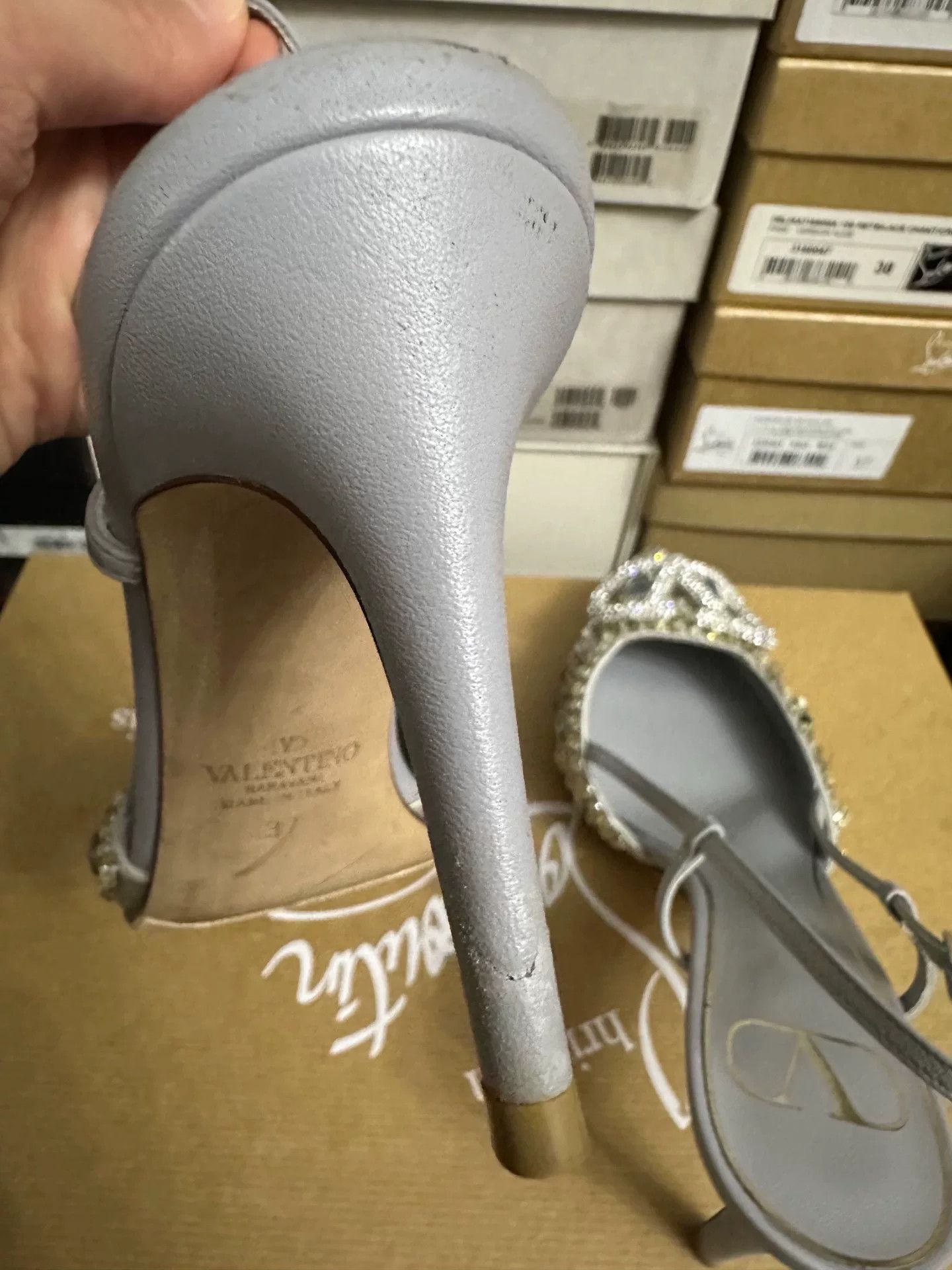 Valentino Valentino Rhinestone High Heels Size 37 Size US 6 / IT 36 - 3 Thumbnail