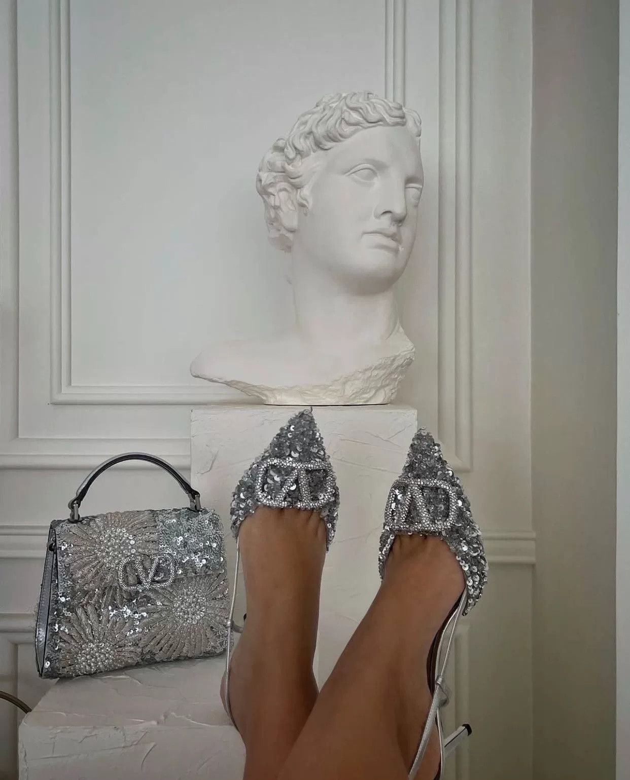 Valentino Valentino Rhinestone High Heels Size 37 Size US 6 / IT 36 - 6 Thumbnail
