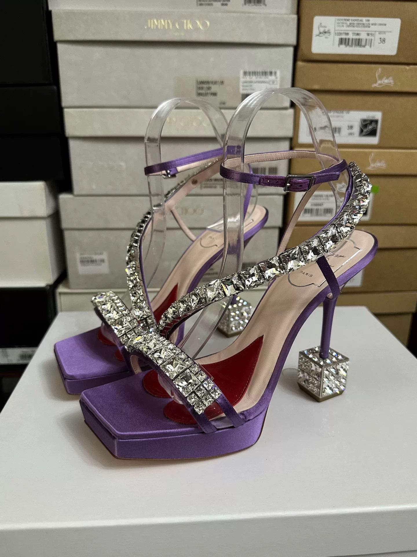 Roger Vivier Roger Vivier Crystal Embellished High Heels Size US 7 / IT 37 - 5 Thumbnail