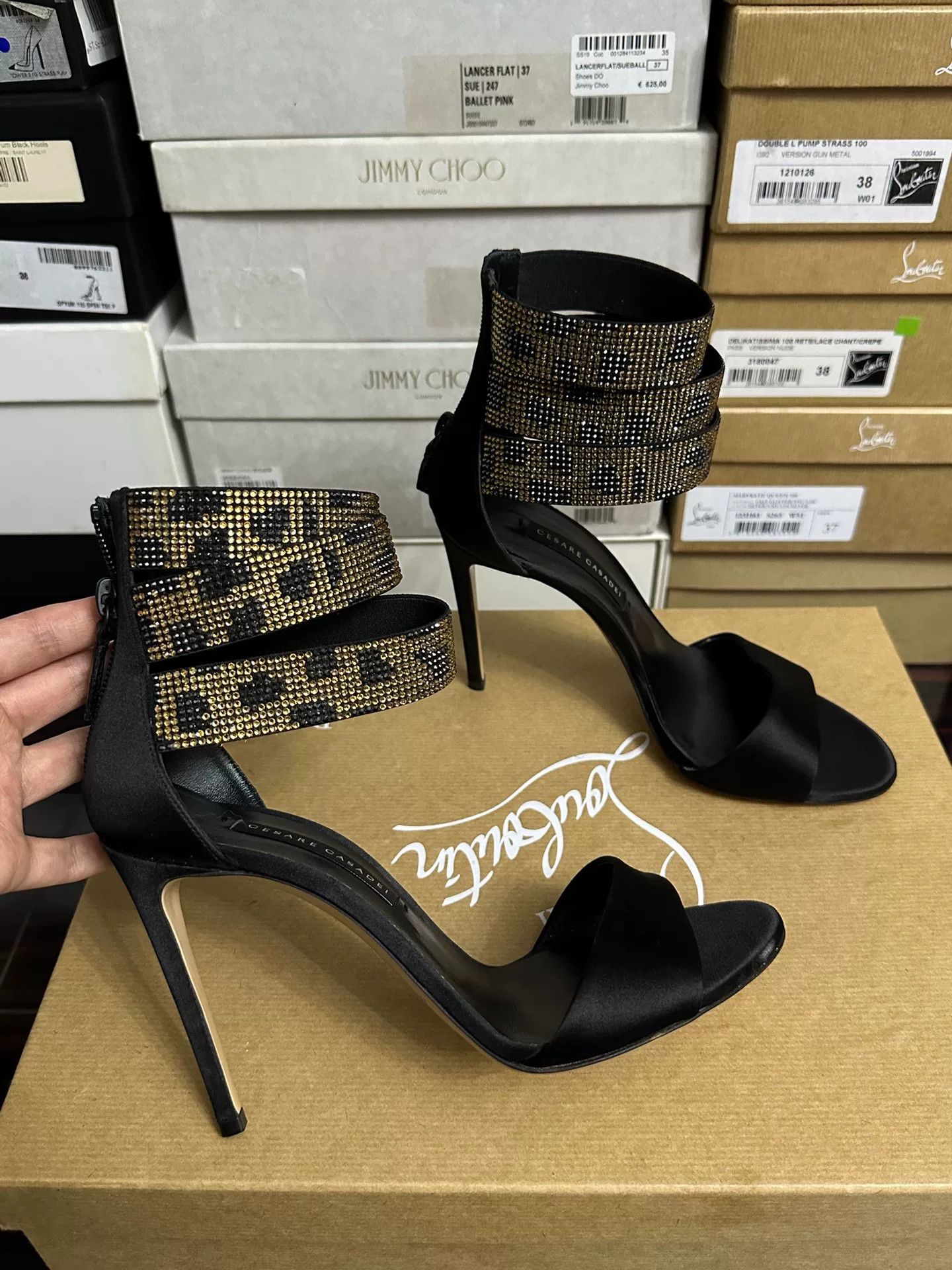 Casadei Cesare Casadei Women's High Heels Size 38 Size US 7 / IT 37 - 2 Thumbnail
