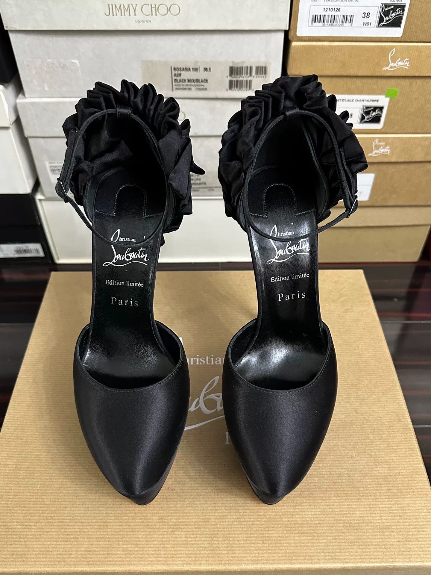 Christian Louboutin Christian Louboutin Limited Court Runway Red Sole Heels Size US 7 / IT 37 - 2 Thumbnail