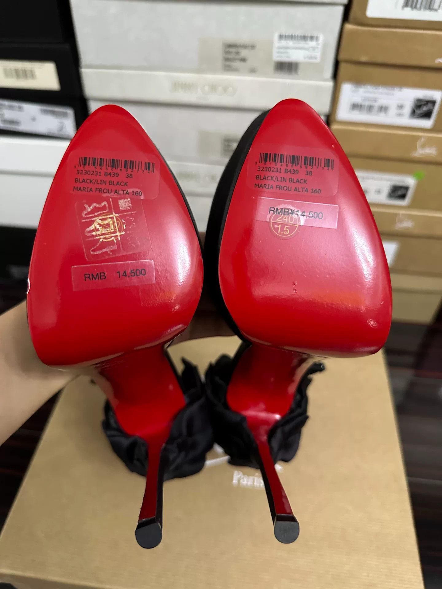 Christian Louboutin Christian Louboutin Limited Court Runway Red Sole Heels Size US 7 / IT 37 - 7 Thumbnail