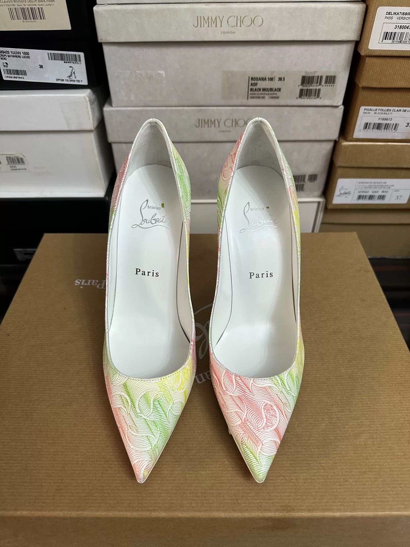 Christian Louboutin Christian Louboutin Red Sole High Heels Size US 7.5 / IT 37.5 - 2 Thumbnail