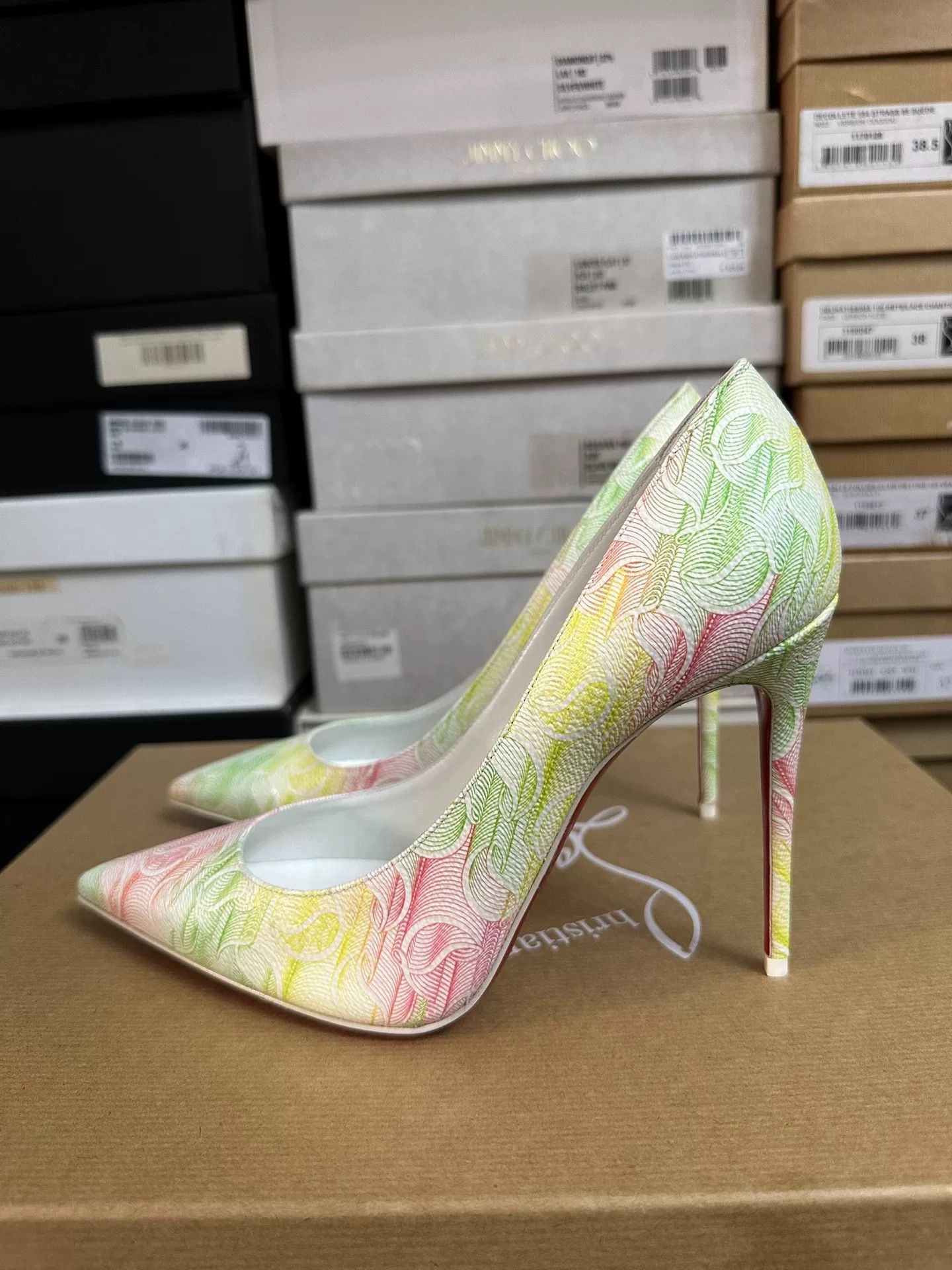 Christian Louboutin Christian Louboutin Red Sole High Heels Size US 7.5 / IT 37.5 - 5 Thumbnail