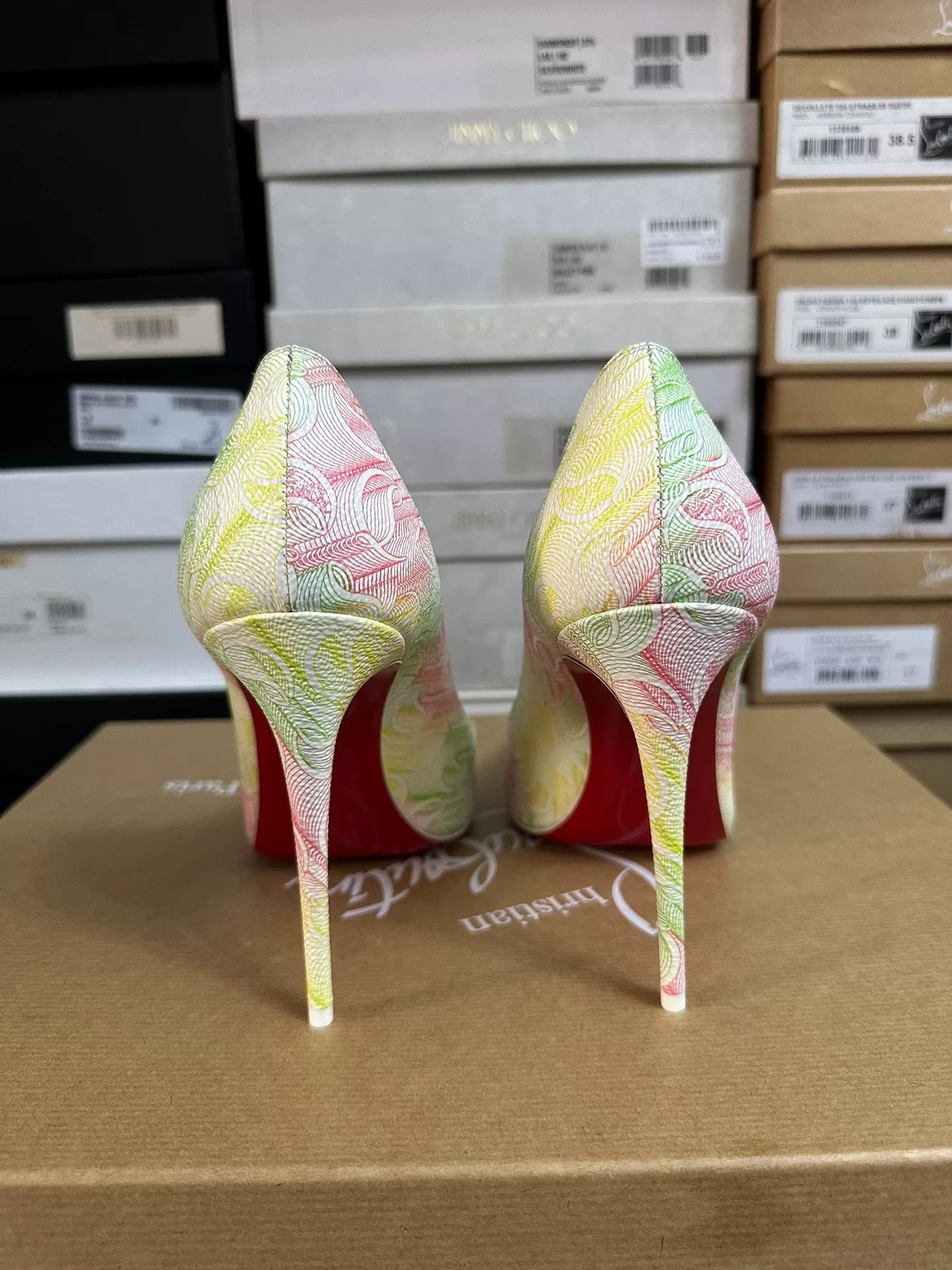 Christian Louboutin Christian Louboutin Red Sole High Heels Size US 7.5 / IT 37.5 - 4 Thumbnail
