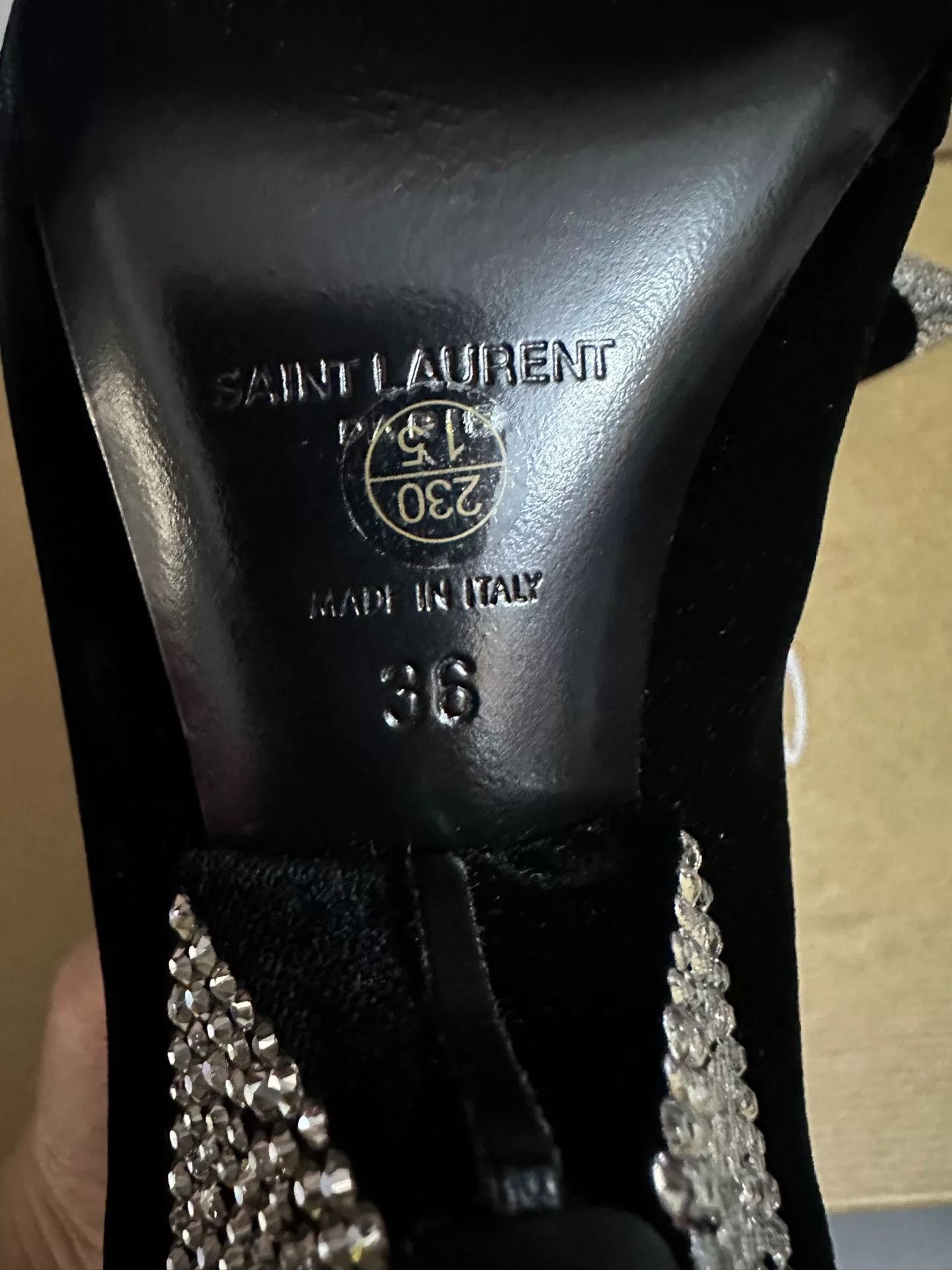 Saint Laurent Paris Saint Laurent YSL 2018 Runway Lace Ribbon Heels Size US 5 / IT 35 - 4 Thumbnail
