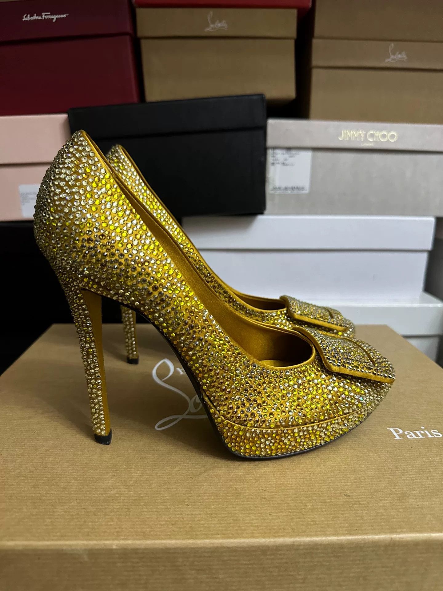 Roger Vivier Roger Vivier RV Crystal Diamond Shoes Size US 6.5 / IT 36.5 - 4 Thumbnail