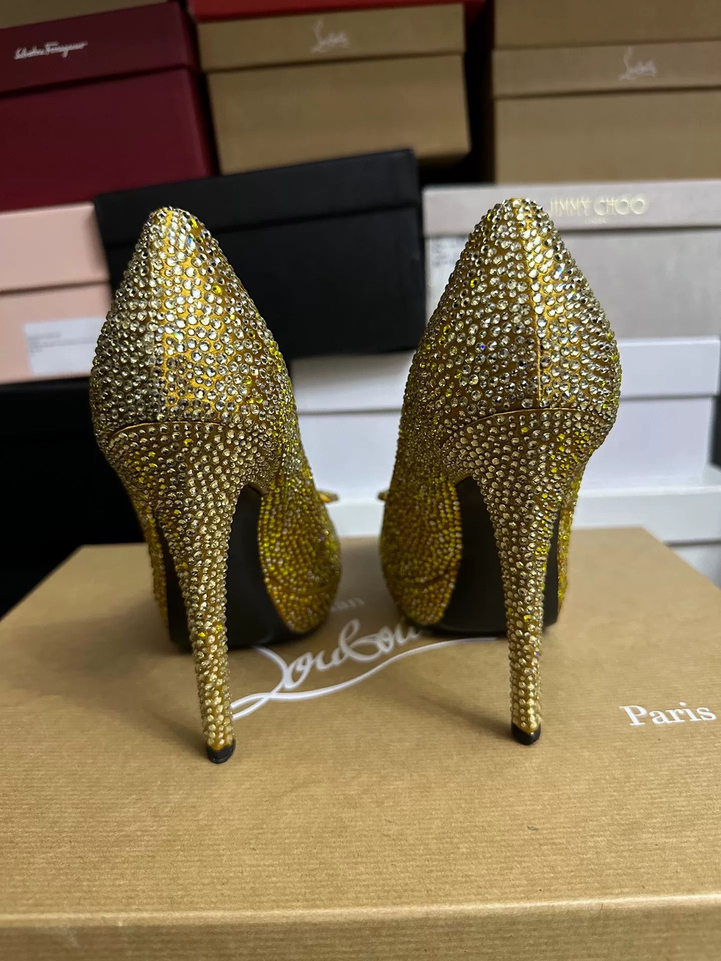 Roger Vivier Roger Vivier RV Crystal Diamond Shoes Size US 6.5 / IT 36.5 - 5 Thumbnail