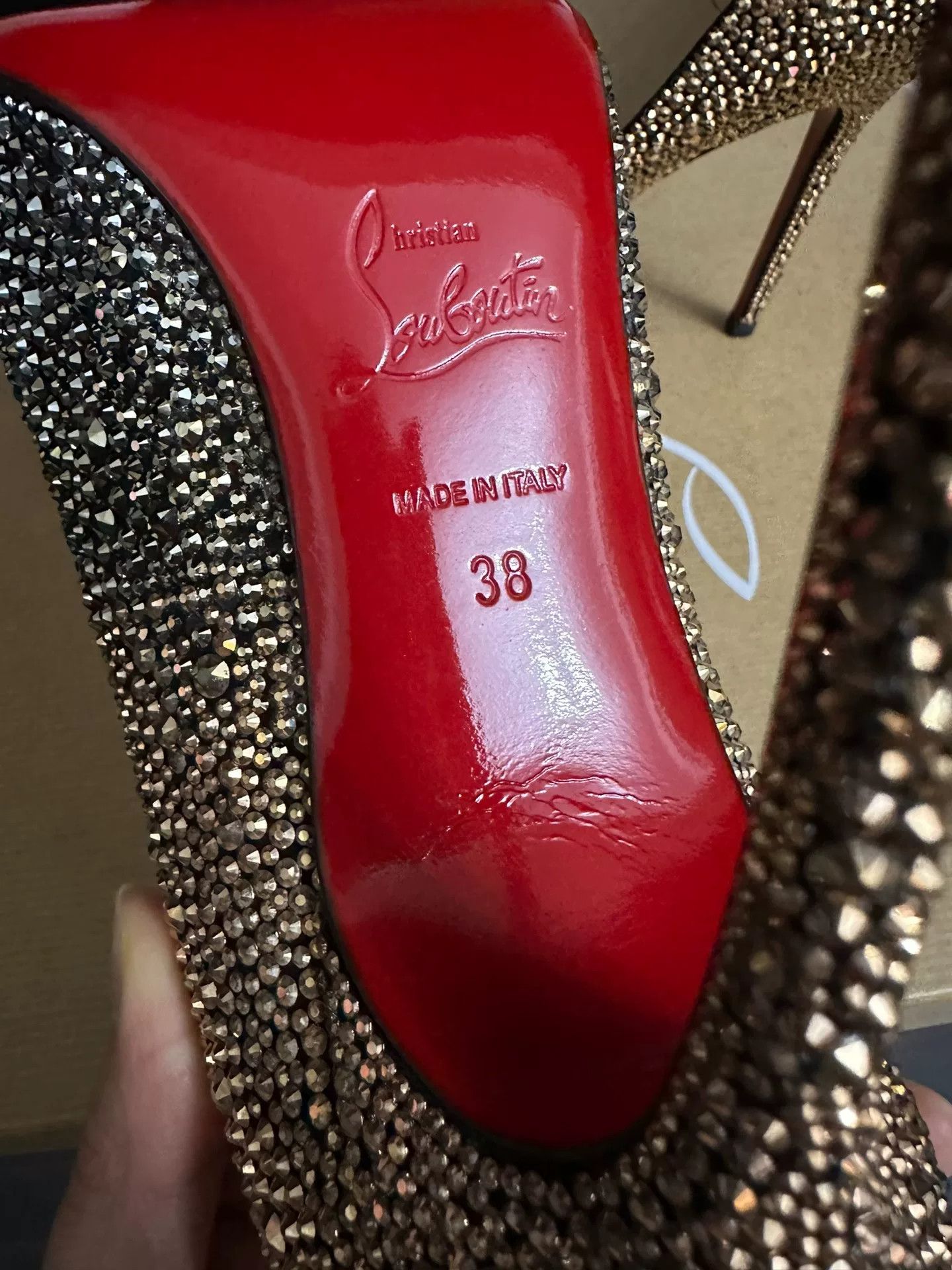 Christian Louboutin Christian Louboutin Crystal Gradient Shoes Size US 7 / IT 37 - 5 Thumbnail