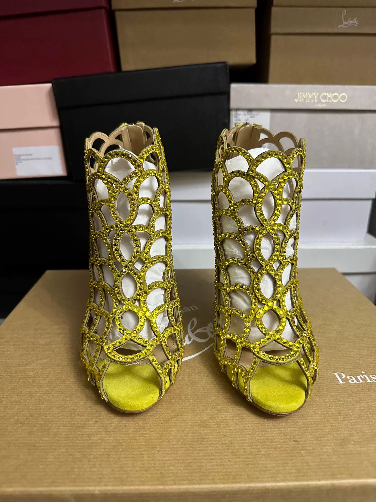 Sergio Rossi Sergio Rossi Crystal Embellished Shoes 37 Size US 6 / IT 36 - 3 Thumbnail