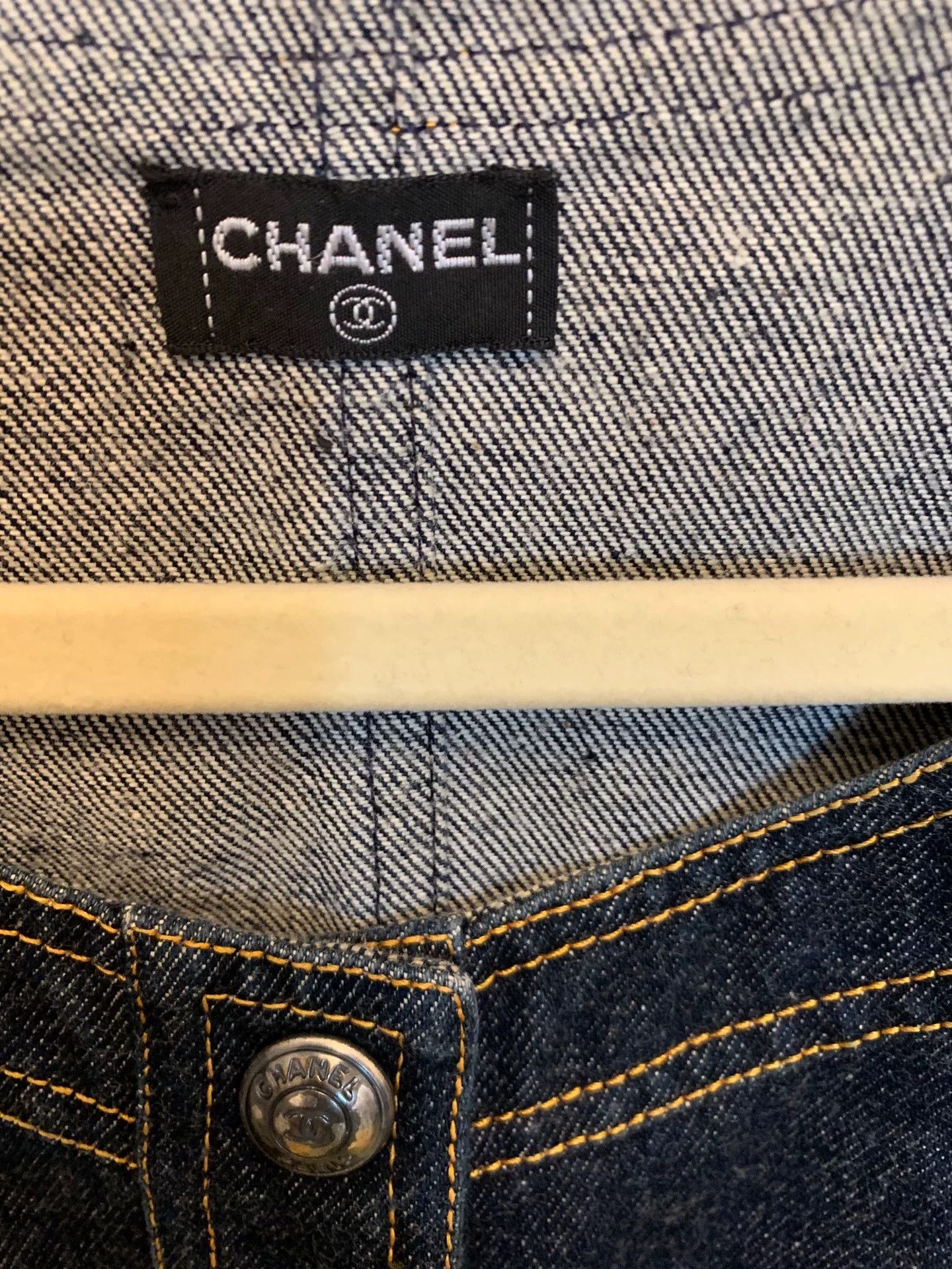 Chanel Chanel Vintage Denim Dress Size S / US 4 / IT 40 - 2 Thumbnail