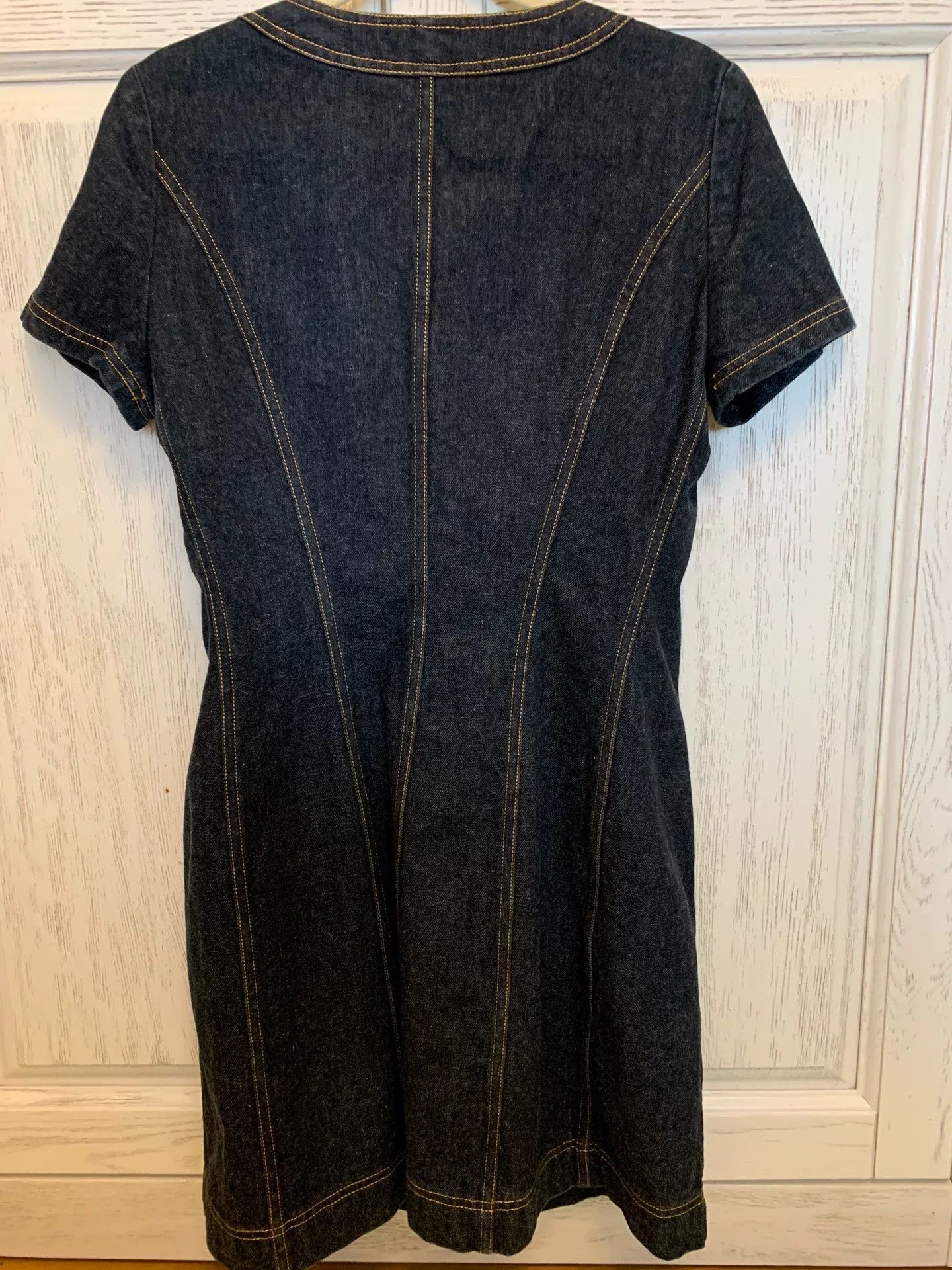 Chanel Chanel Vintage Denim Dress Size S / US 4 / IT 40 - 4 Thumbnail
