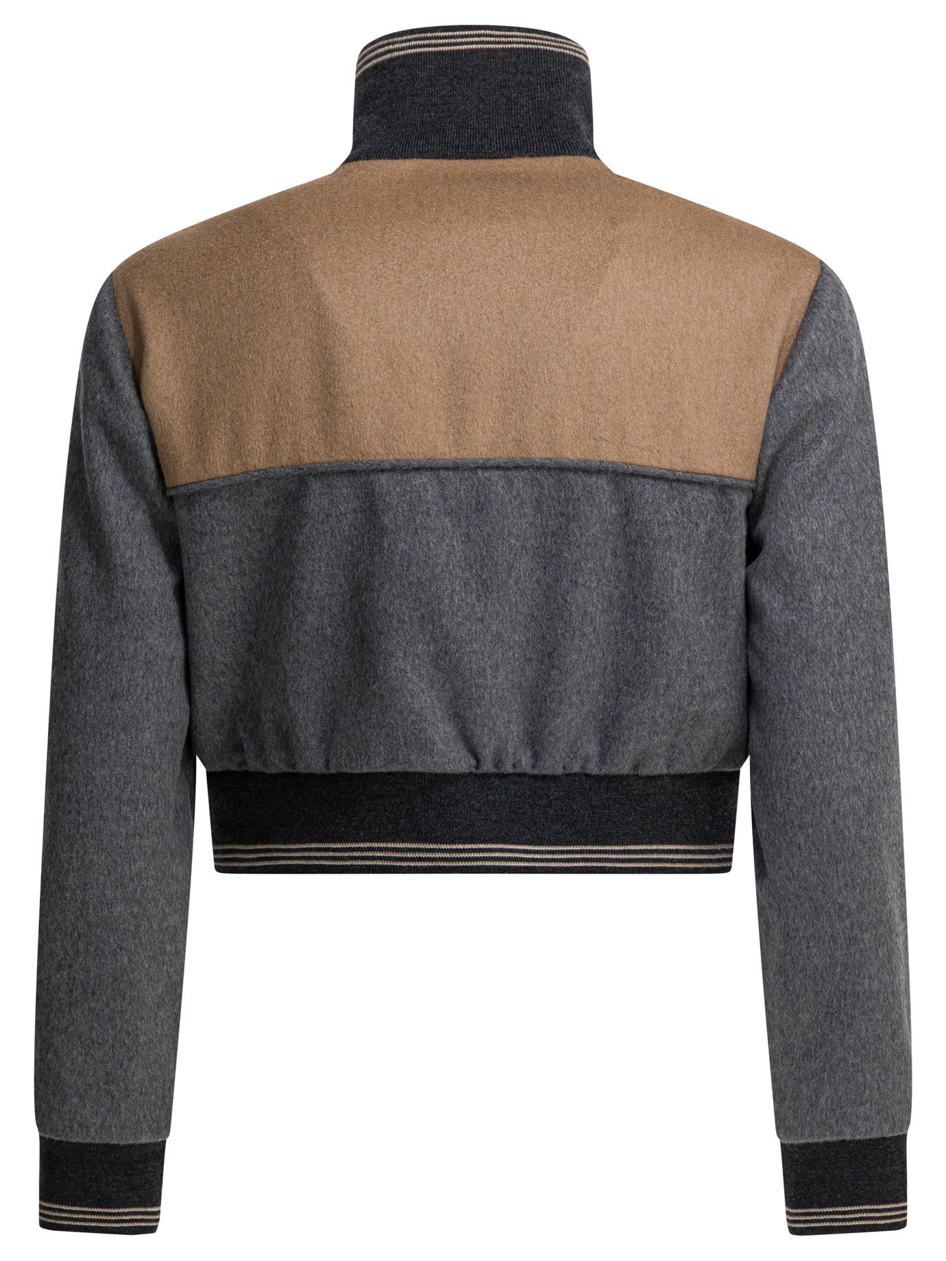 Miu Miu Miu Miu Wool And Cashmere Bomber Jacket tag size 42 Women - USA Duties Paid Size M / US 6-8 / IT 42-44 - 2 Thumbnail
