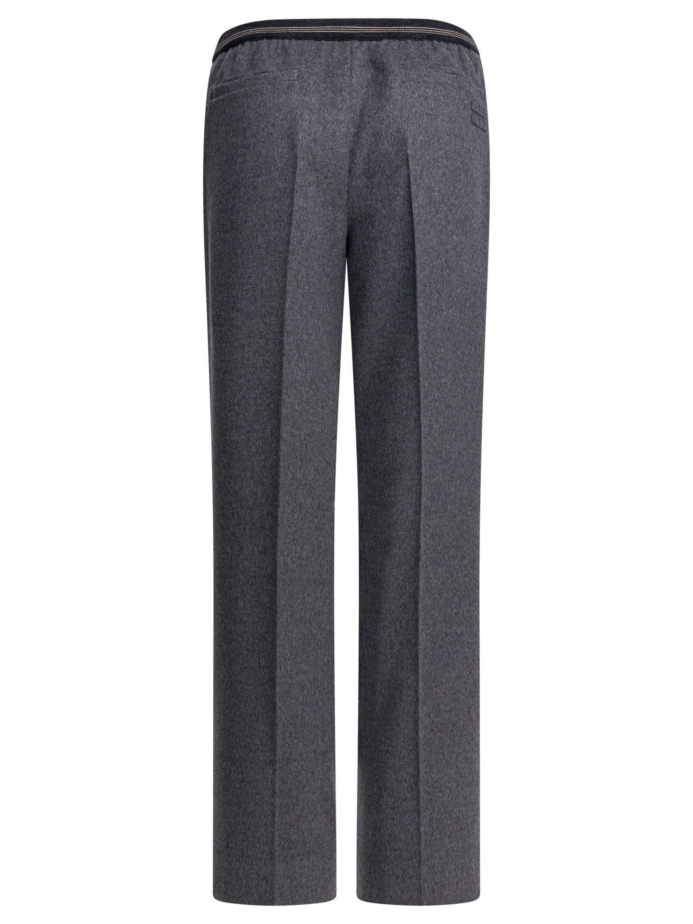 Miu Miu Miu Miu Velour Pants tag size 42 Women - USA Duties Paid Size 28" / US 6 / IT 42 - 2 Thumbnail