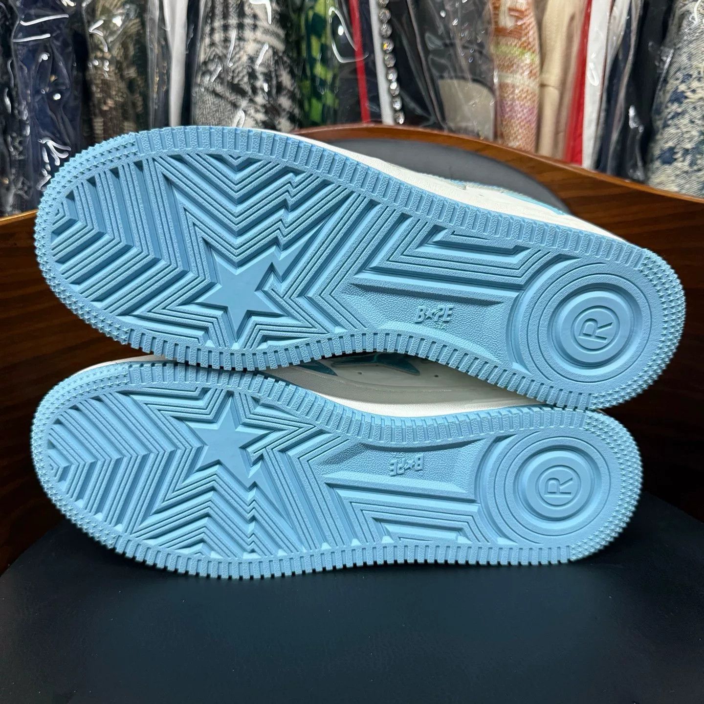 Bape Bape Patent Blue Lowtop Sneakers 44 Men Size US 10.5 / EU 43-44 - 8 Thumbnail
