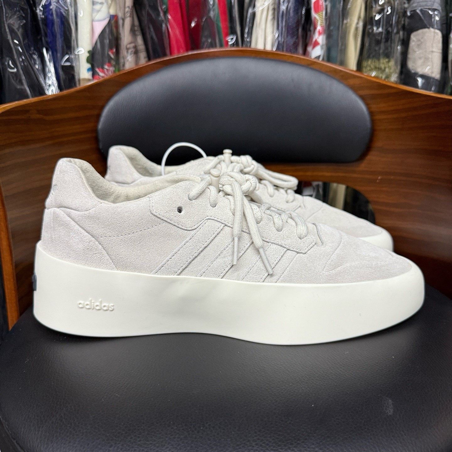 Adidas Adidas Collab Gray Lowtop Sneakers 47 Men Size US 13 / EU 46 - 4 Thumbnail