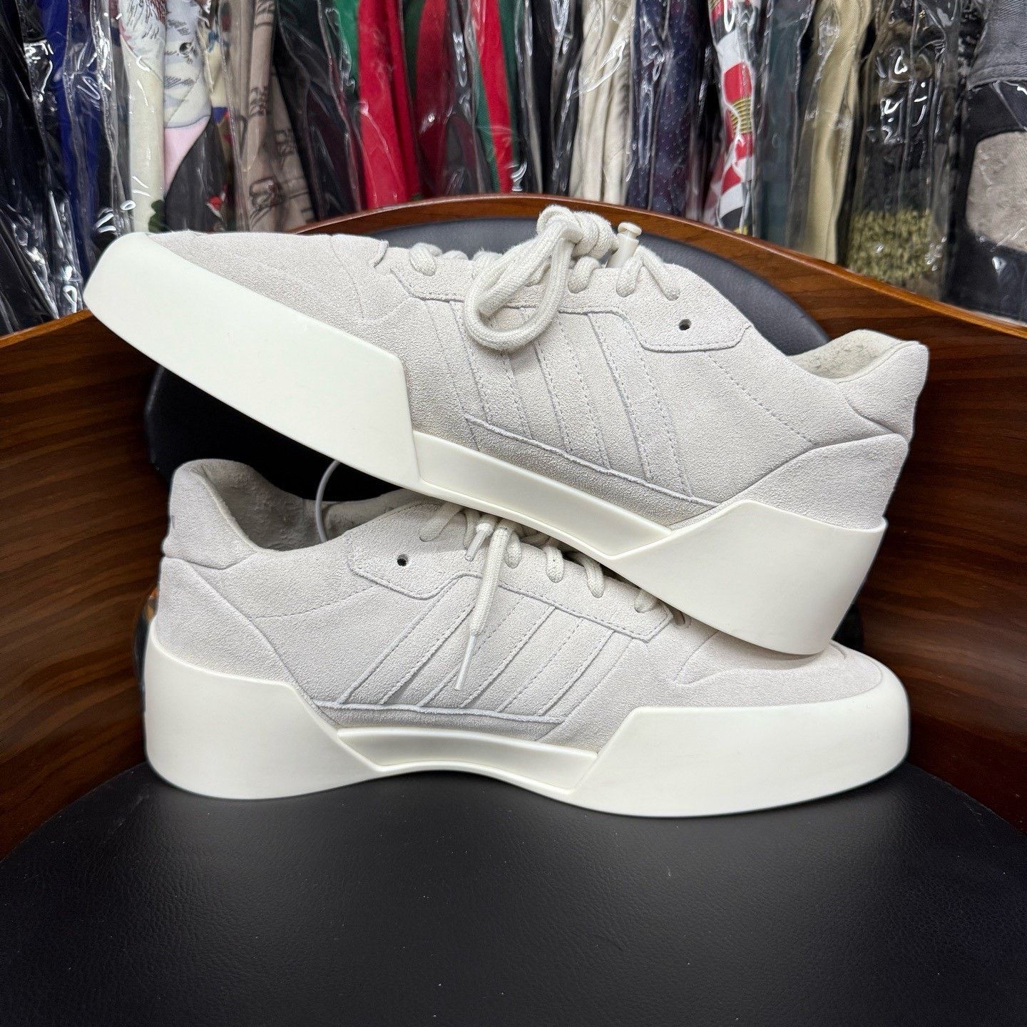 Adidas Adidas Collab Gray Lowtop Sneakers 47 Men Size US 13 / EU 46 - 7 Thumbnail
