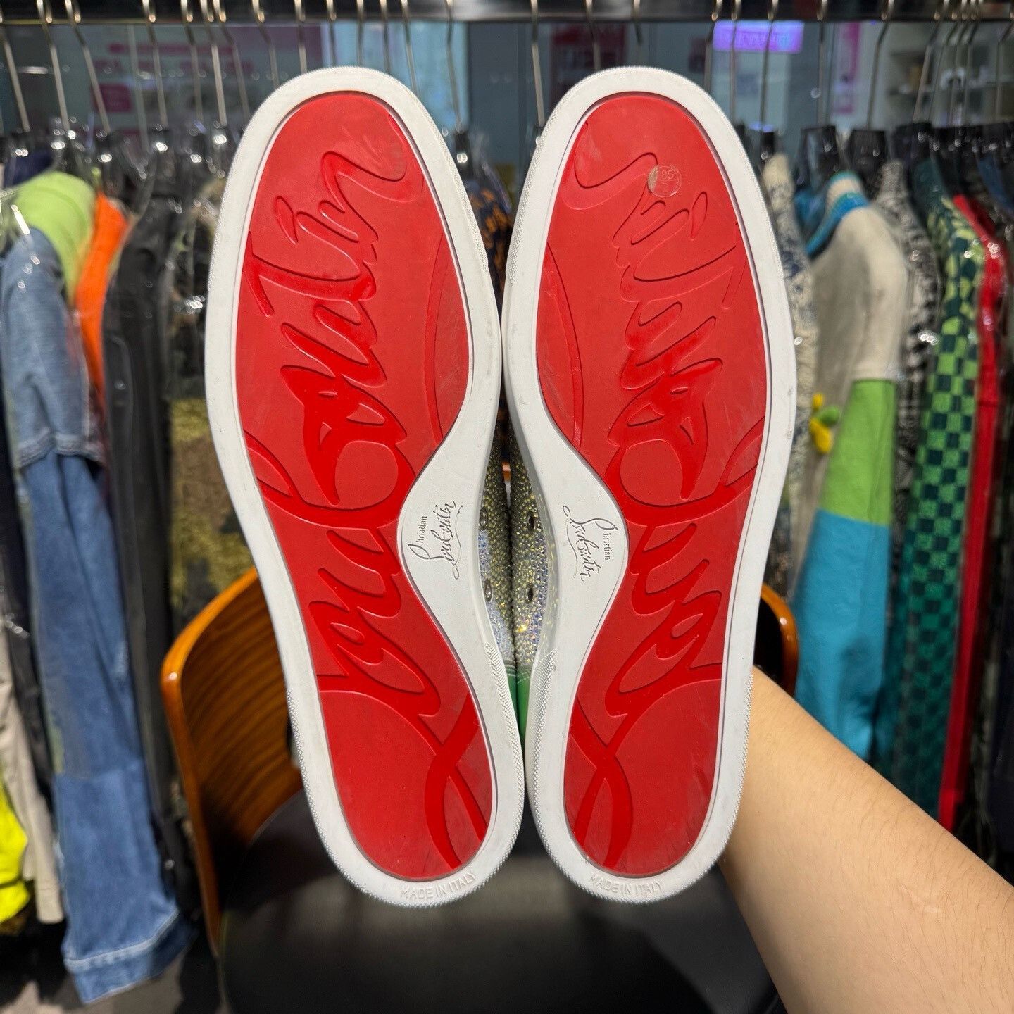 Christian Louboutin Christian Louboutin Multi Lowtop Sneakers 45 Women Size US 12 / EU 45 - 9 Thumbnail