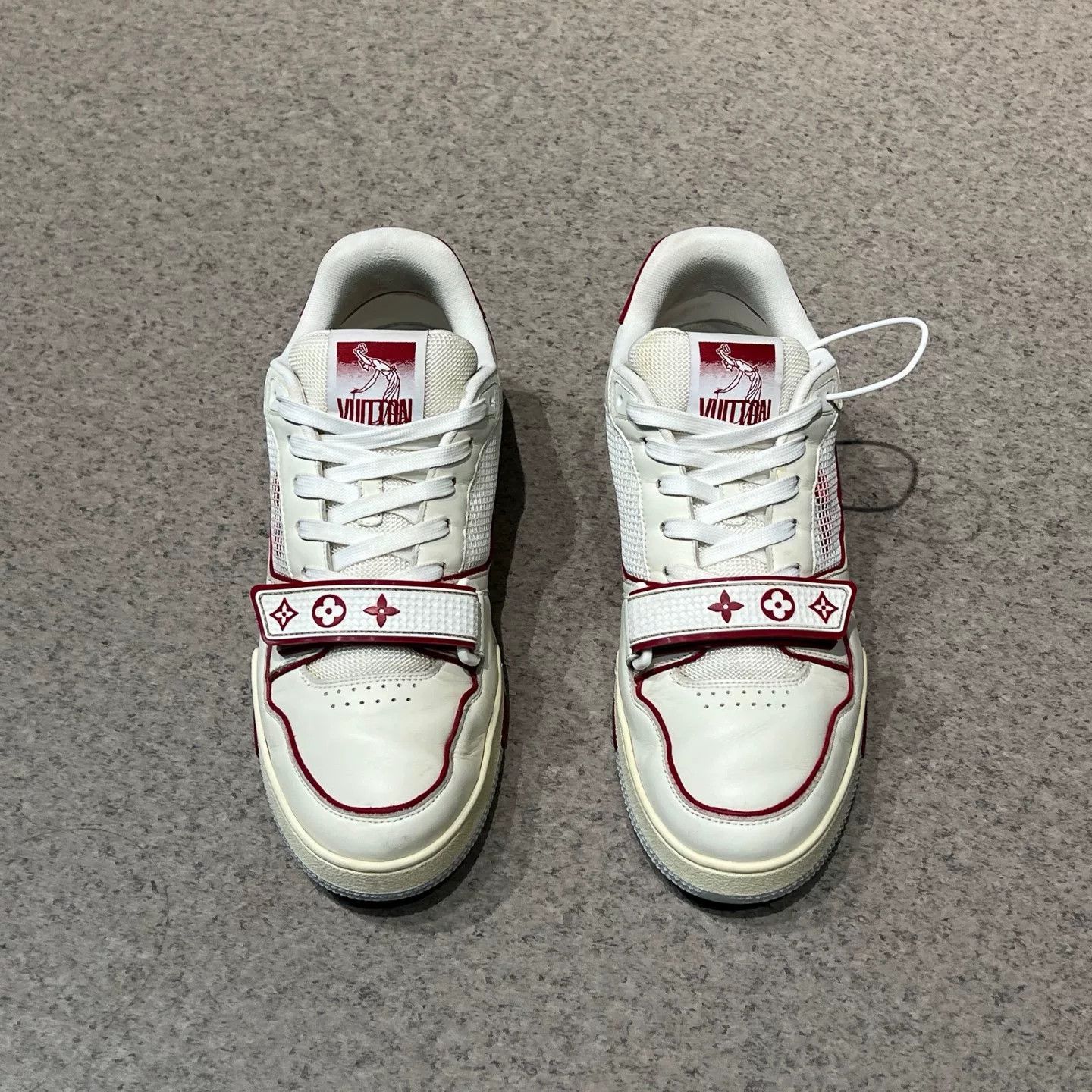 Louis Vuitton Louis Vuitton Training Red Lowtop Sneakers 41 Men Size US 8.5 / EU 41-42 - 5 Thumbnail