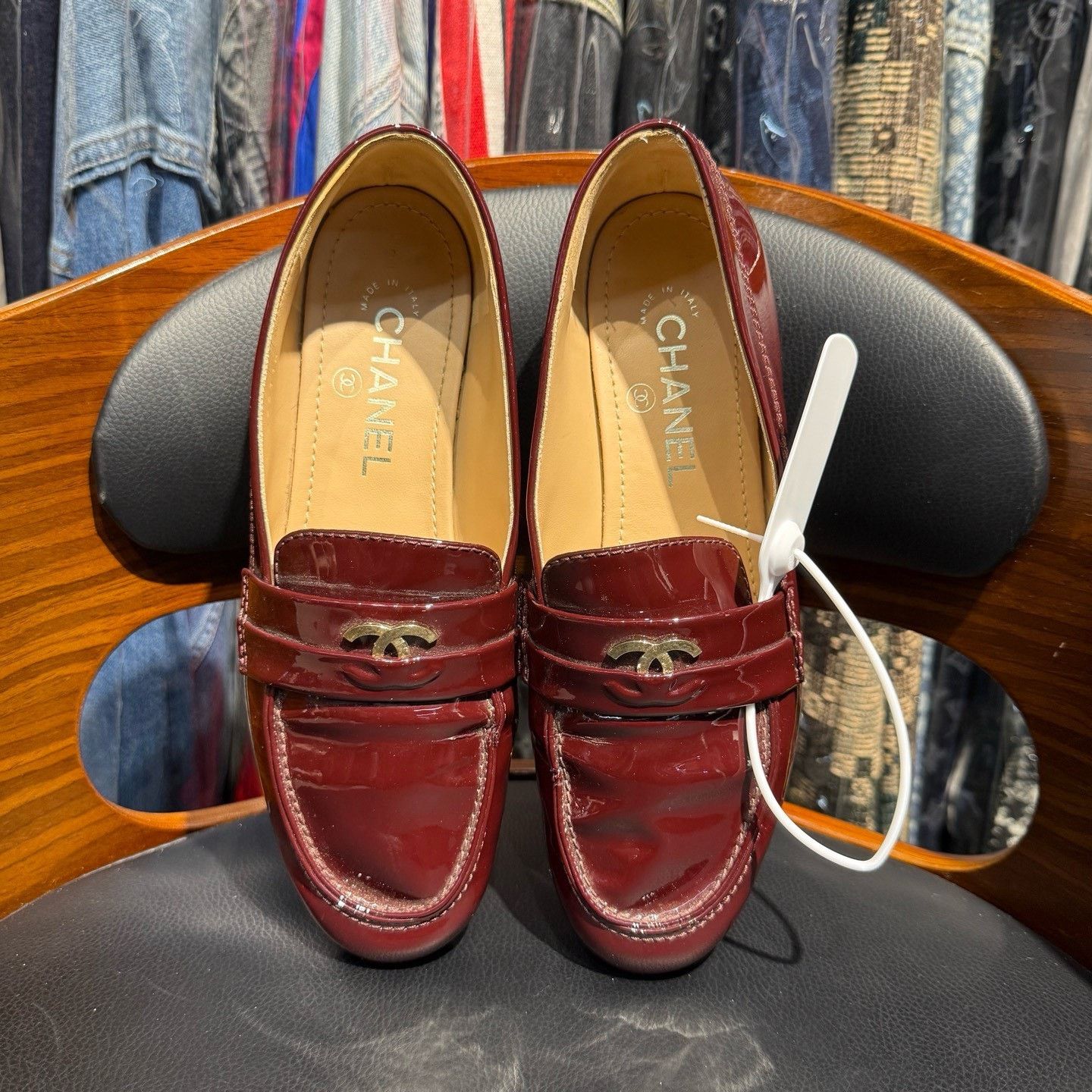 Chanel Chanel Patent Red Lowtop Sneakers 37 Women Size US 6.5 / IT 36.5 - 5 Thumbnail