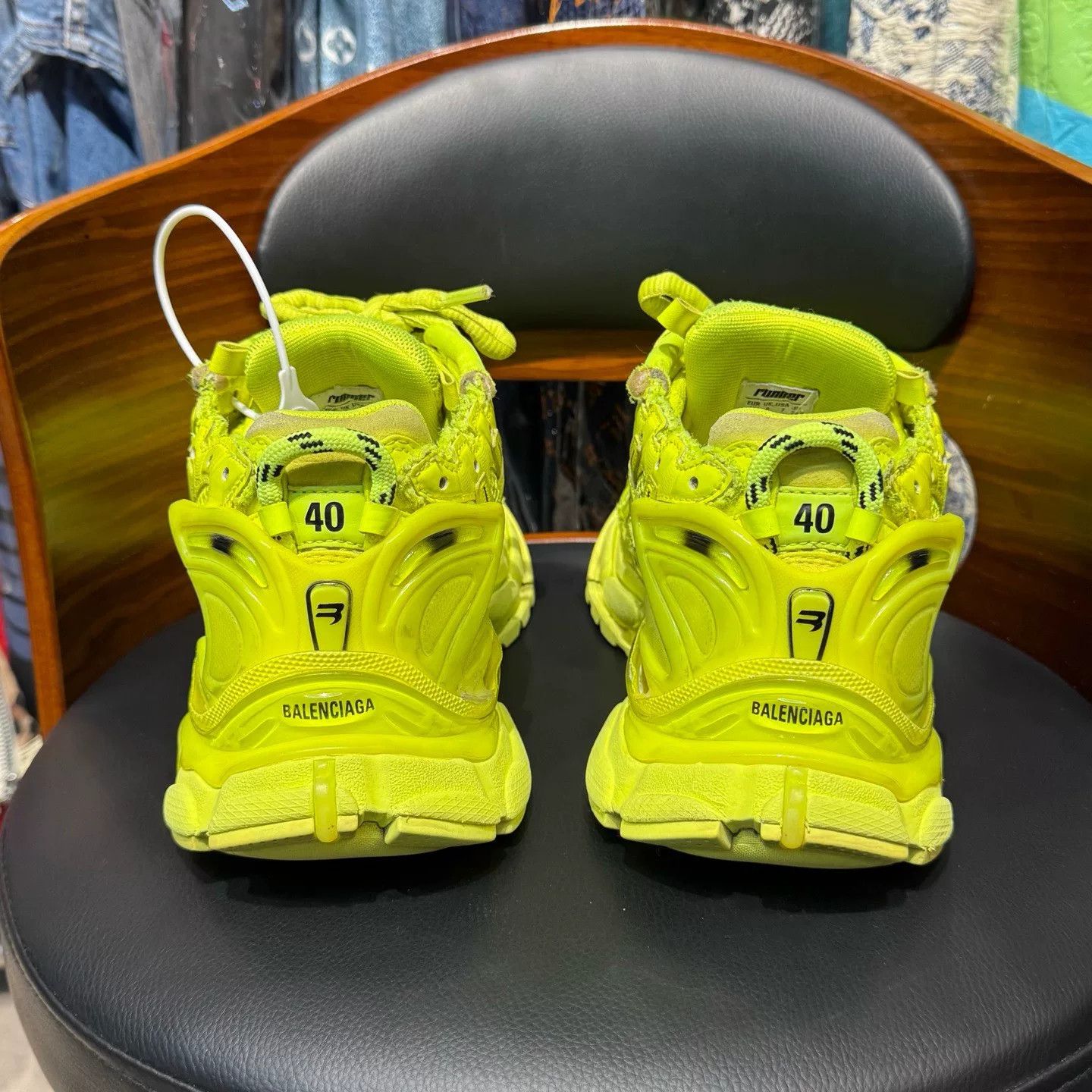 Balenciaga Balenciaga Running Yellow Lowtop Sneakers 40 Men Size US 7.5 / EU 40-41 - 3 Thumbnail