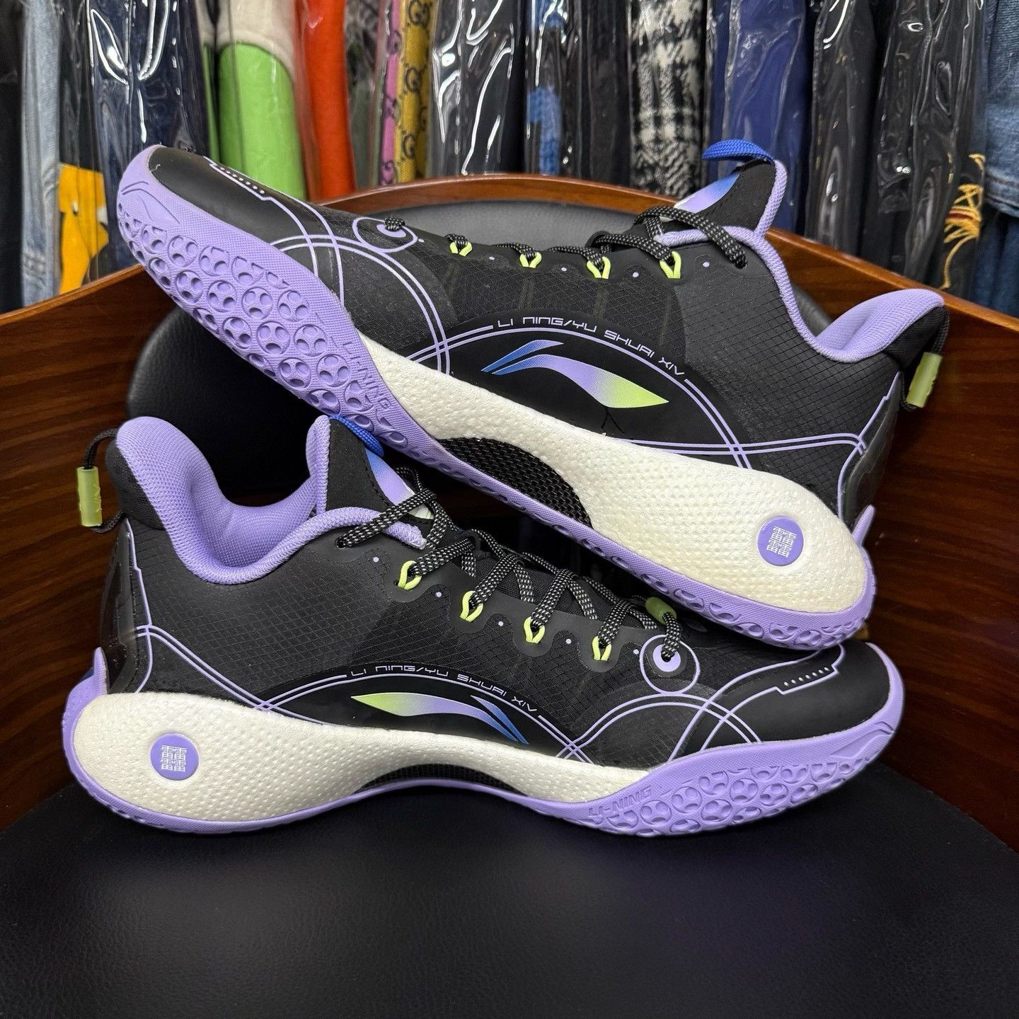 Li-Ning Li-Ning Purple Lowtop Sneakers 44 Men Size US 10.5 / EU 43-44 - 7 Thumbnail