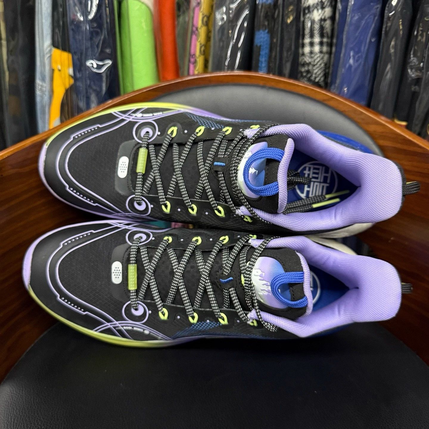 Li-Ning Li-Ning Purple Lowtop Sneakers 44 Men Size US 10.5 / EU 43-44 - 5 Thumbnail