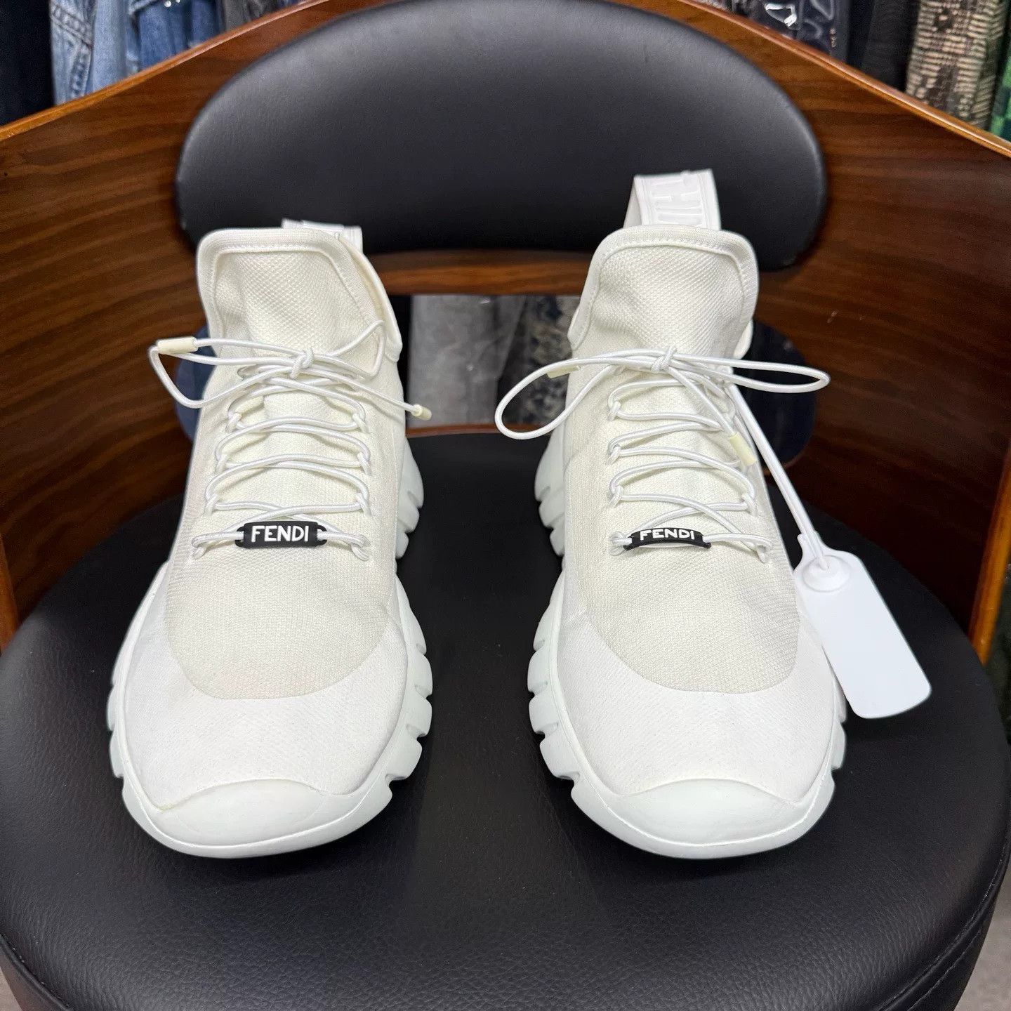 Fendi Fendi White Lowtop Sneakers 40 Men Size US 7.5 / EU 40-41 - 2 Thumbnail