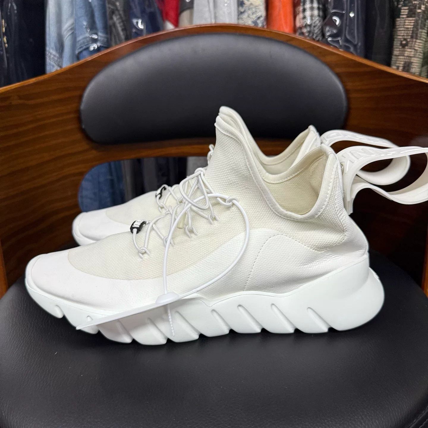 Fendi Fendi White Lowtop Sneakers 40 Men Size US 7.5 / EU 40-41 - 6 Thumbnail