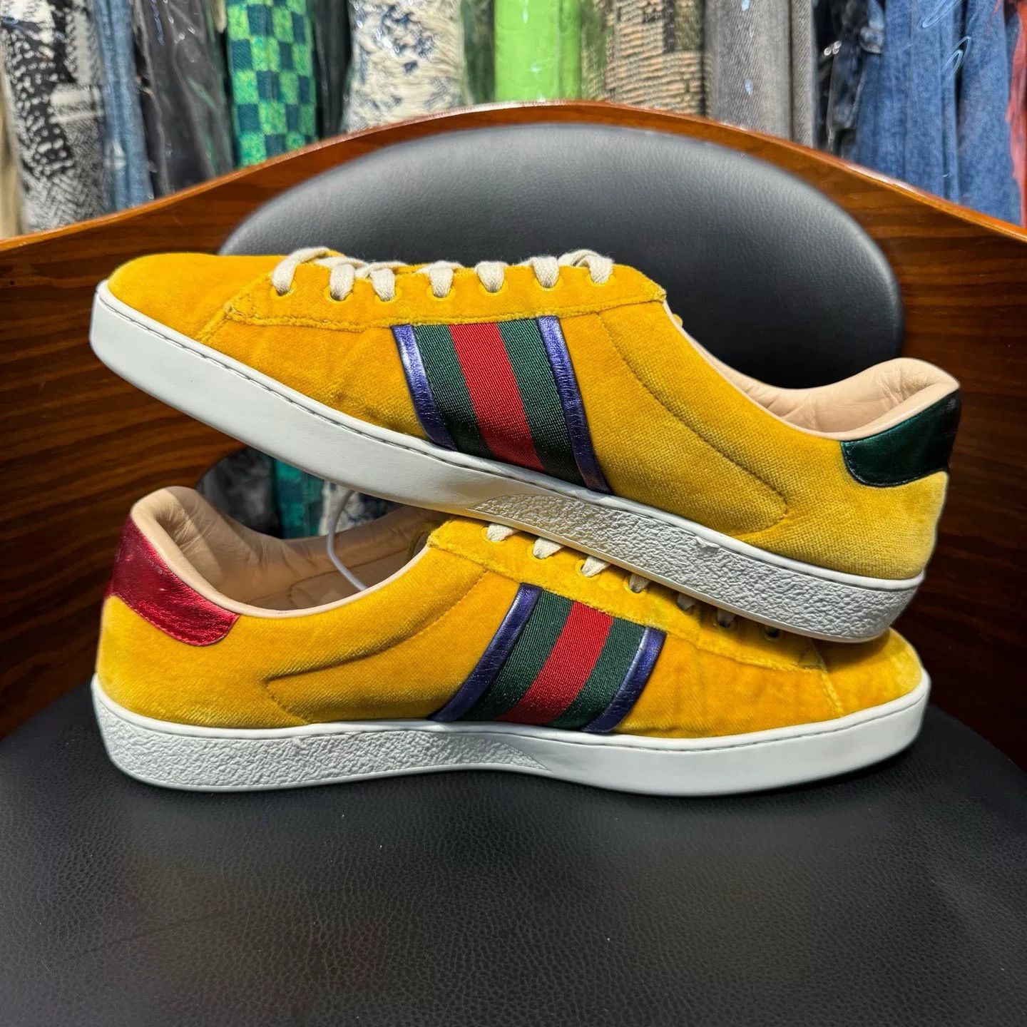Gucci Gucci Yellow Lowtop Sneakers 43 Men Size US 10 / EU 43 - 7 Thumbnail