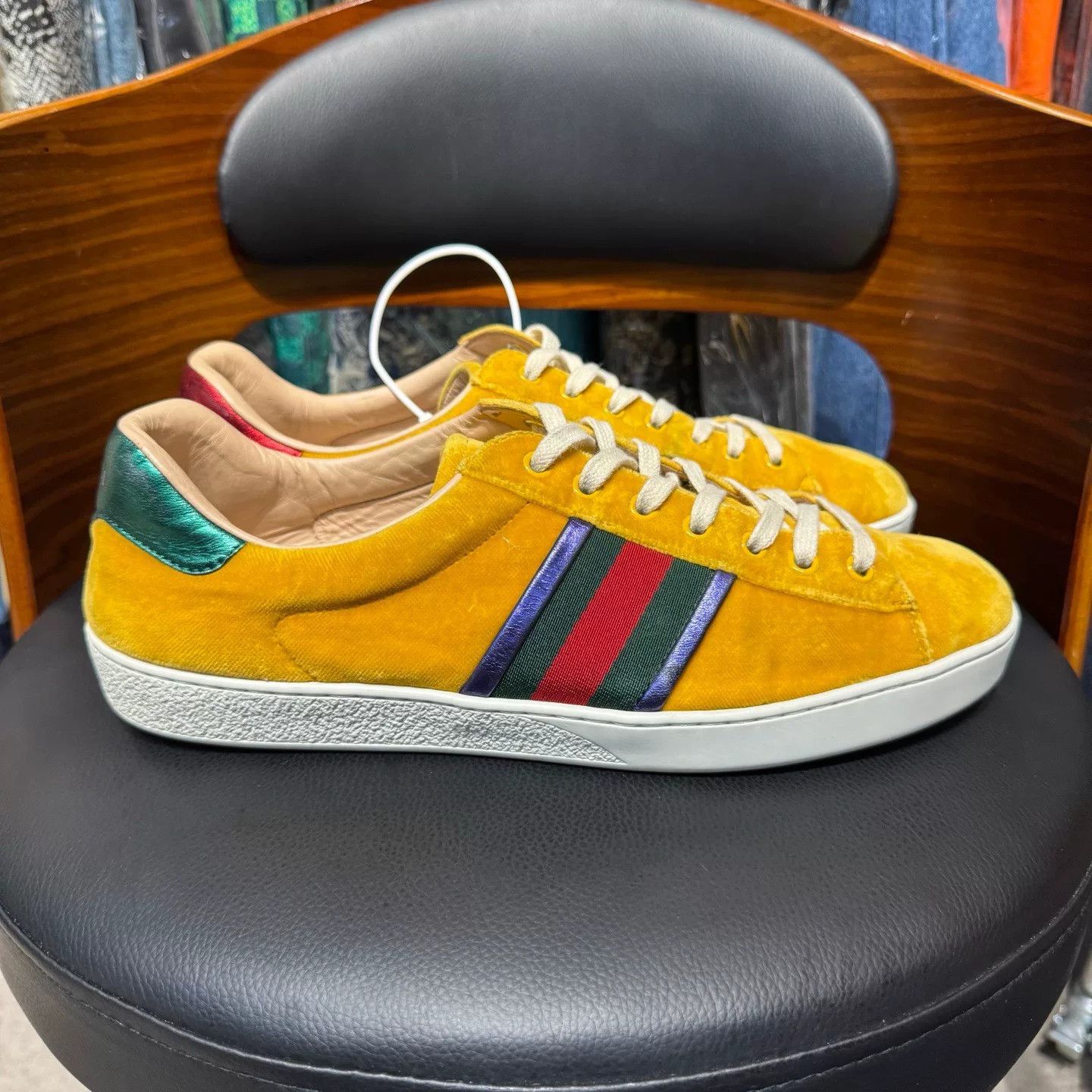 Gucci Gucci Yellow Lowtop Sneakers 43 Men Size US 10 / EU 43 - 4 Thumbnail