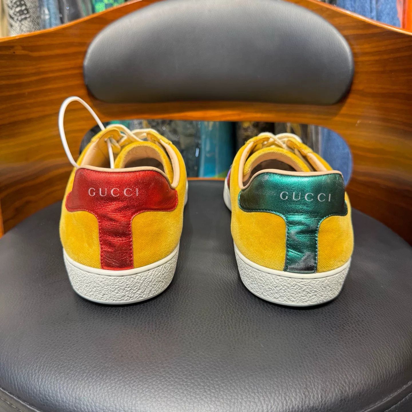 Gucci Gucci Yellow Lowtop Sneakers 43 Men Size US 10 / EU 43 - 3 Thumbnail
