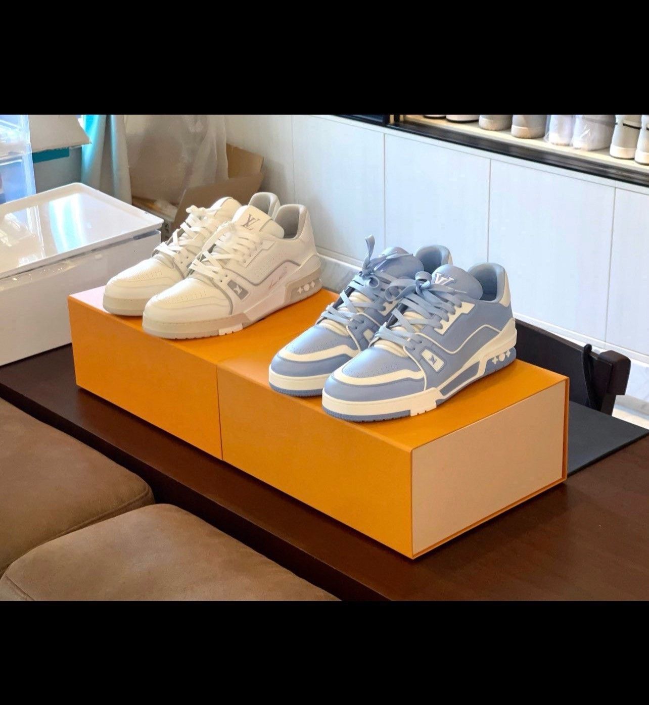 Louis Vuitton Louis Vuitton Training Blue Lowtop Sneakers 42.5 Men Size US 9.5 / EU 42-43 - 9 Thumbnail